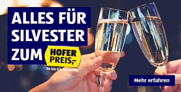 Alles rund um Silvester bei HOFER!