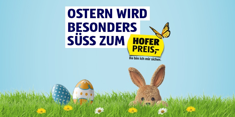 Ostern wird besonders süß zum HOFER Preis.