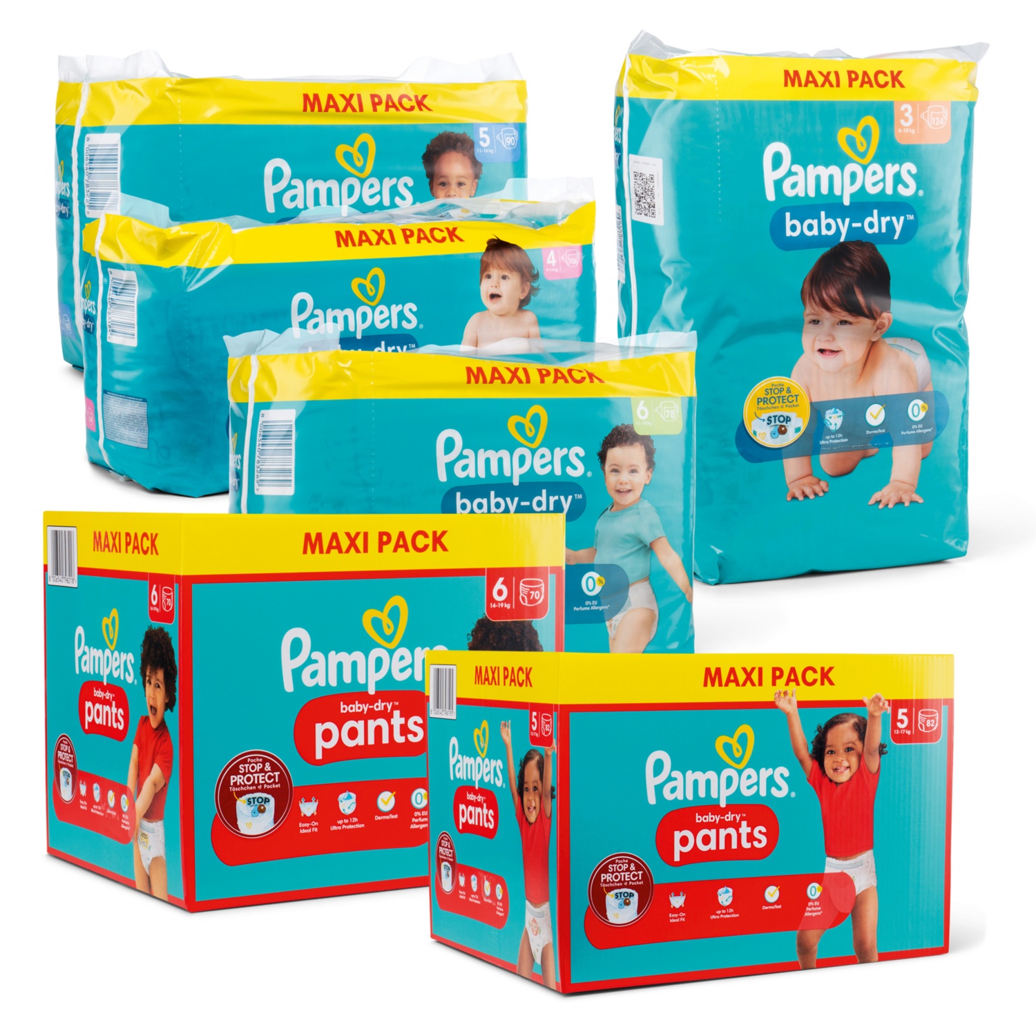 PAMPERS Baby Dry Maxi Pack