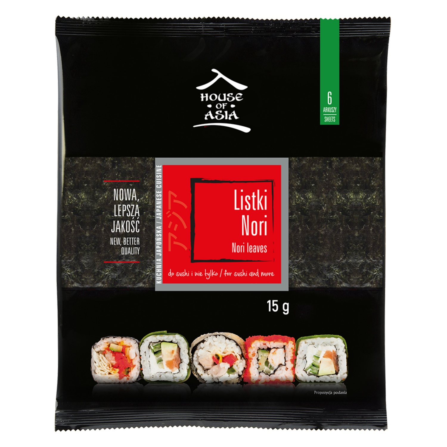 Sushi Nori 6 Stück