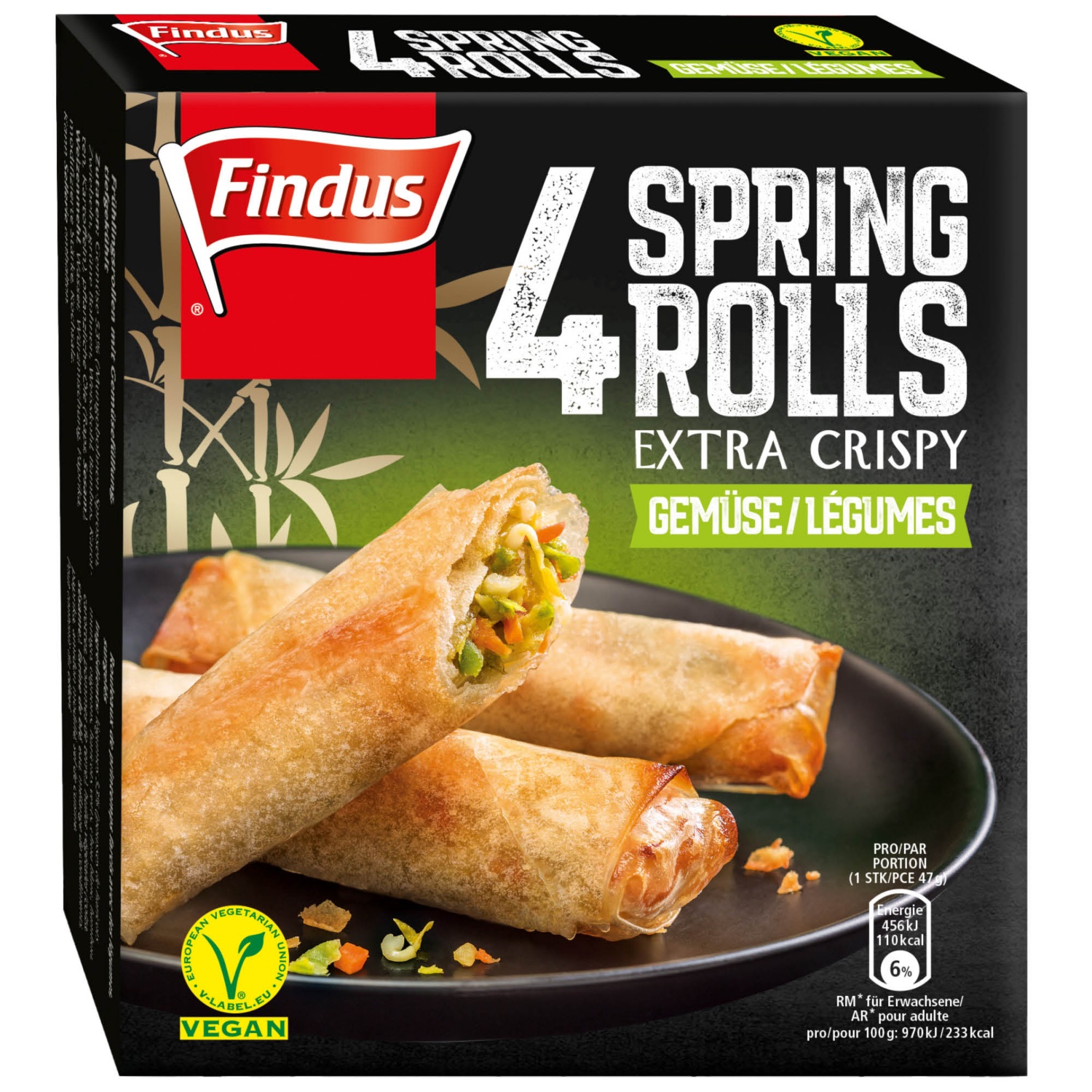 FINDUS Rouleaux de printemps aux lgumes