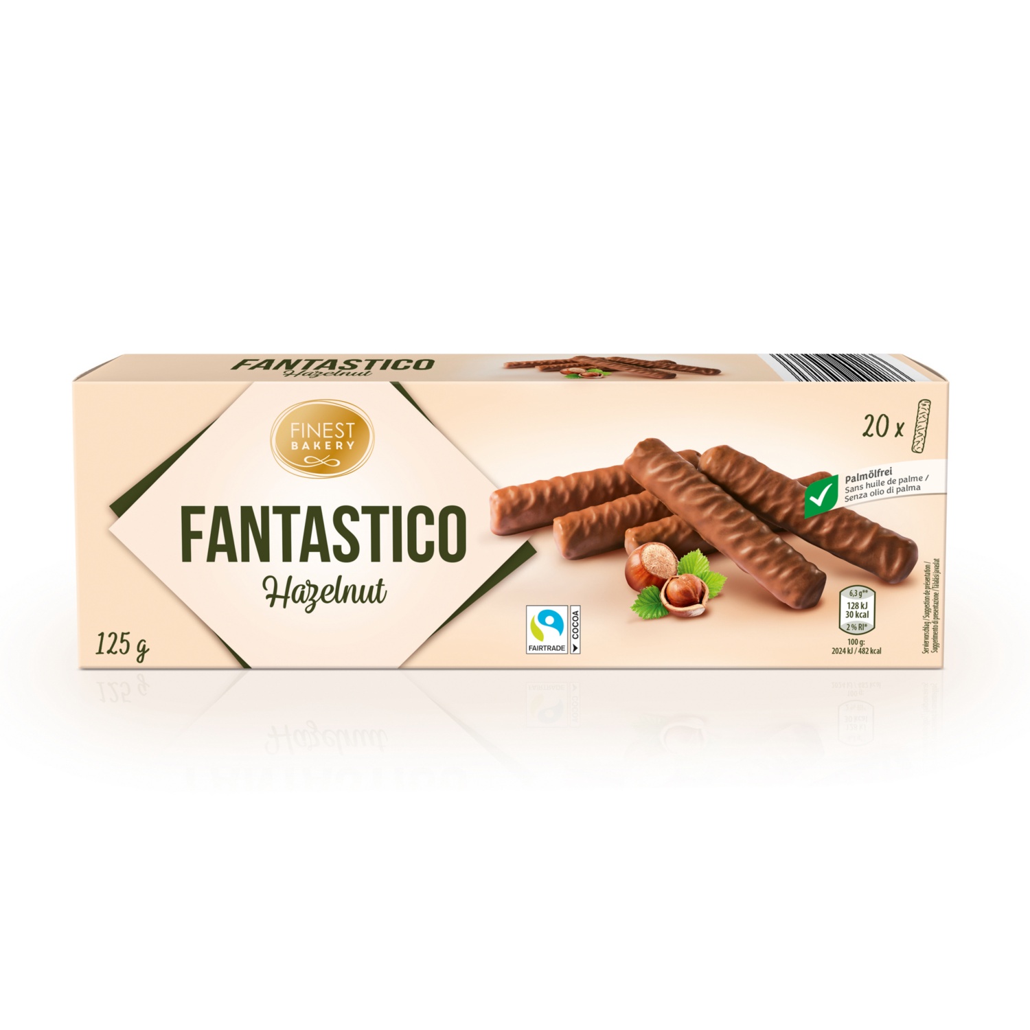 FINEST BAKERY Röllchen Fantastico, Haselnuss