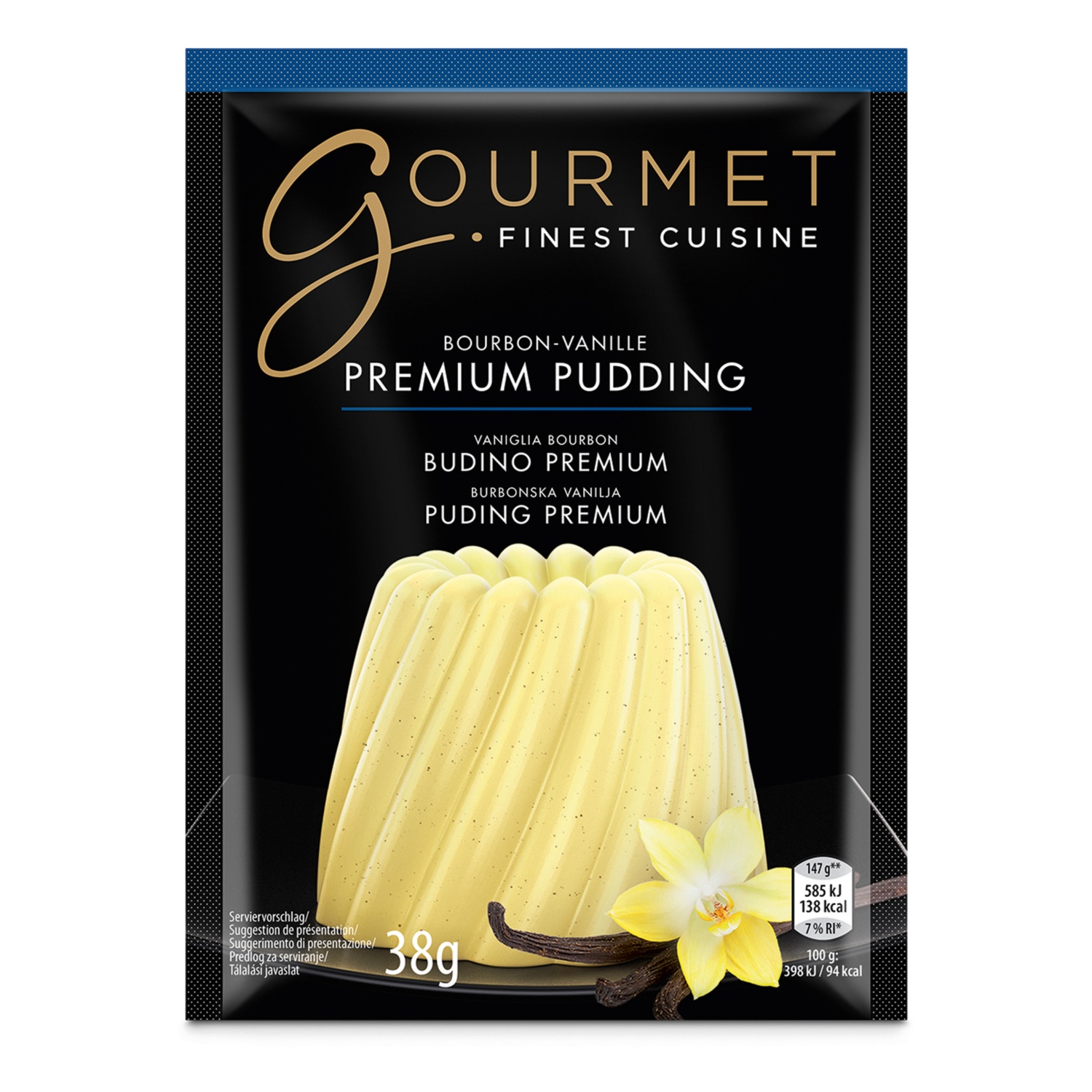 GOURMET Pudding, Bourbon-Vanille