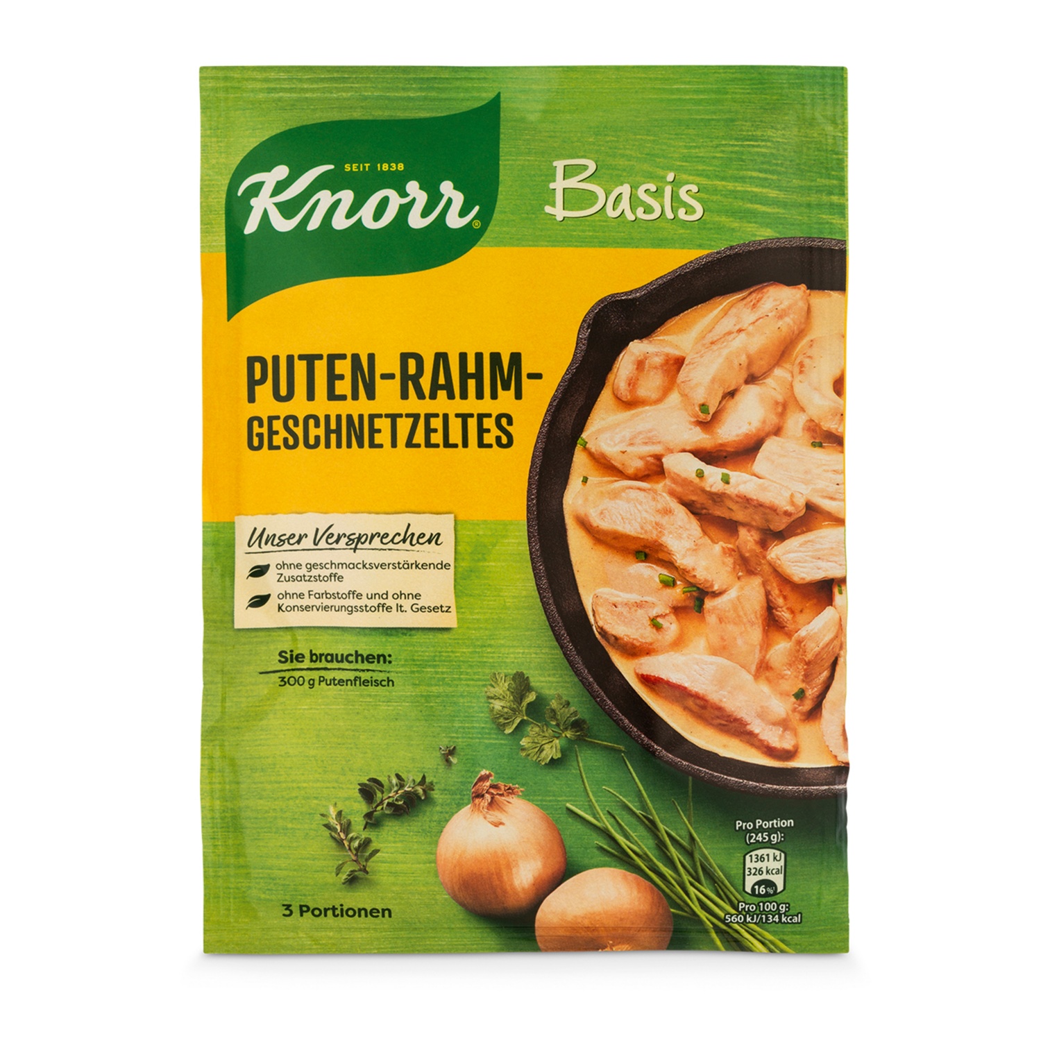 KNORR Basis, Puten-Rahm-Geschnetzeltes | HOFER