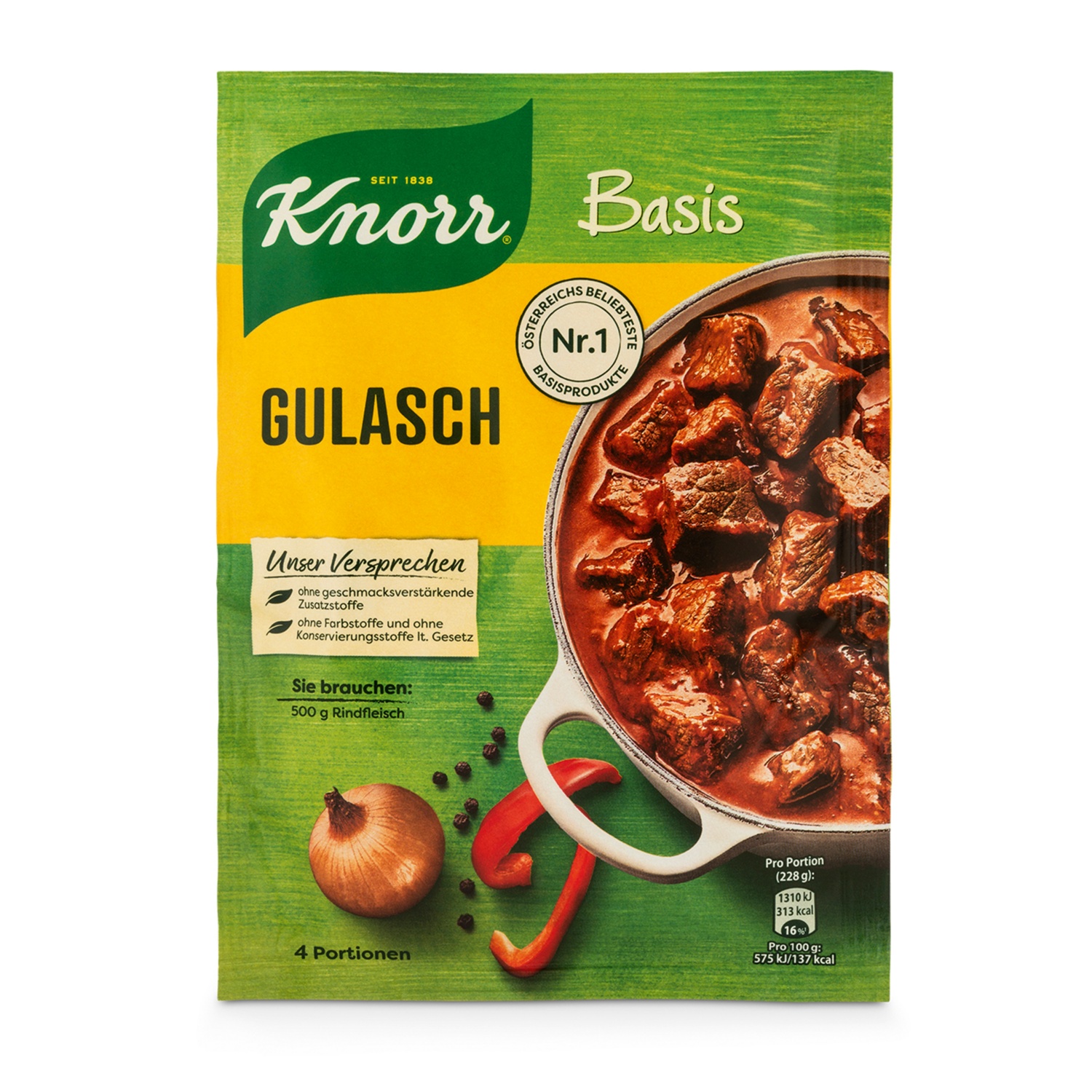KNORR Basis, Gulasch