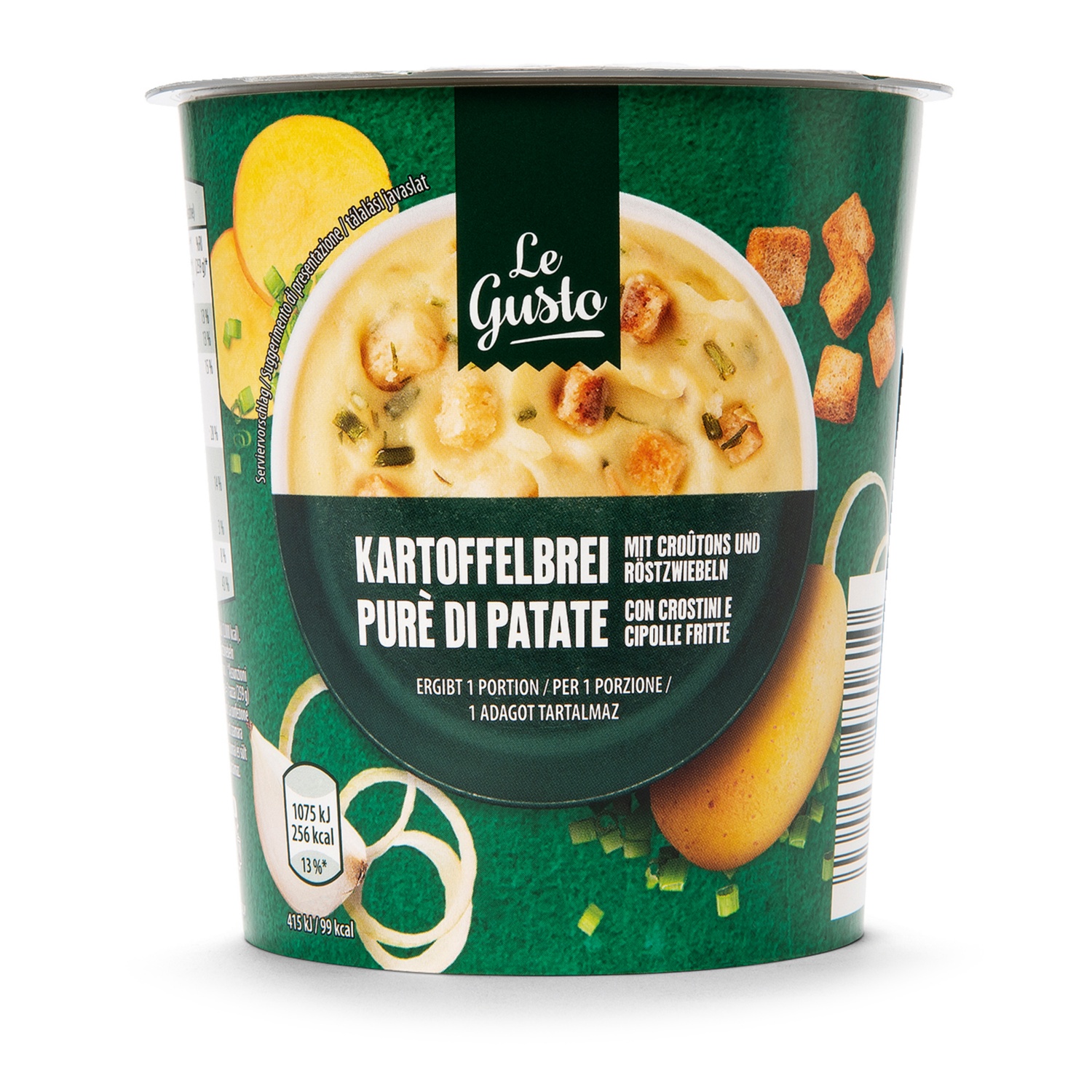 LE GUSTO Instant Bechergerichte, Kartoffelpüree