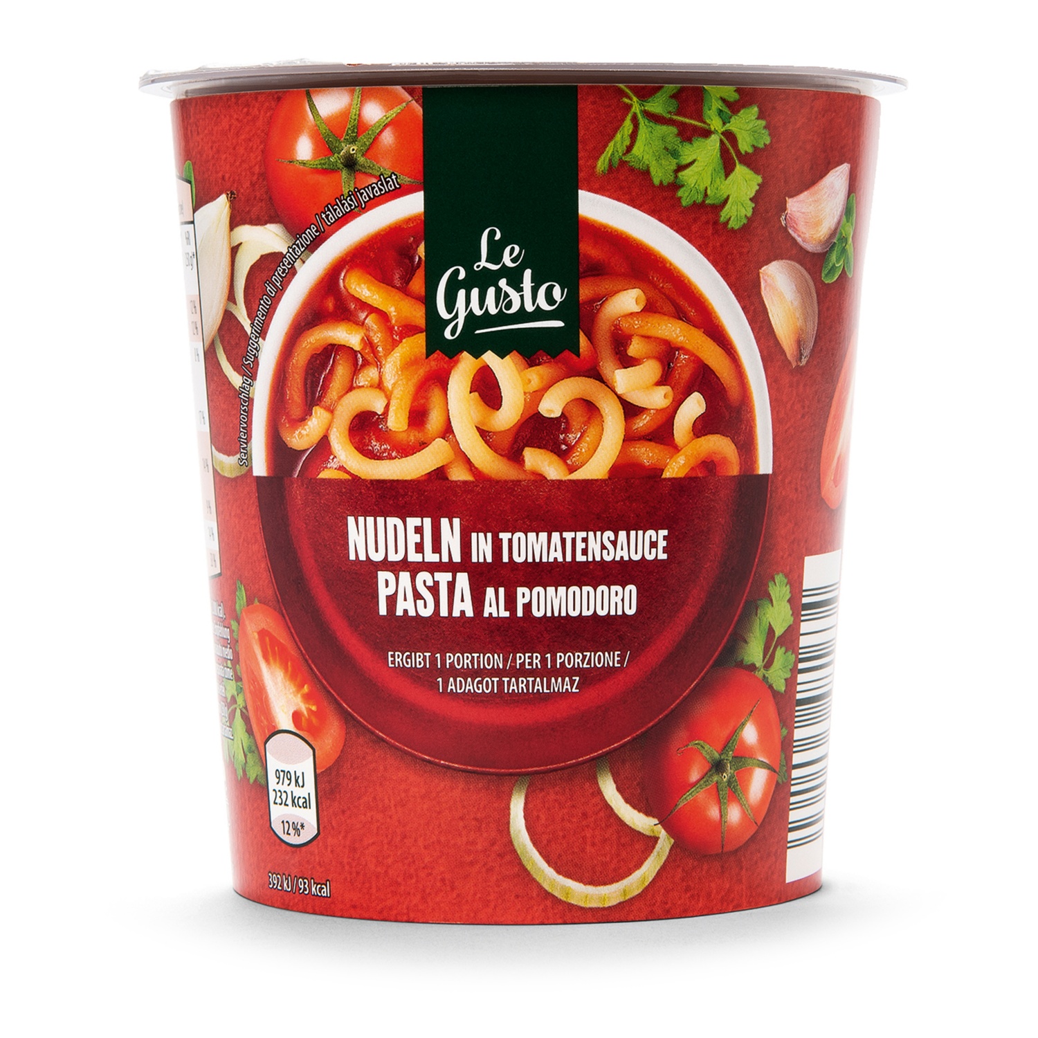 LE GUSTO Instant Bechergerichte, Tomatensauce