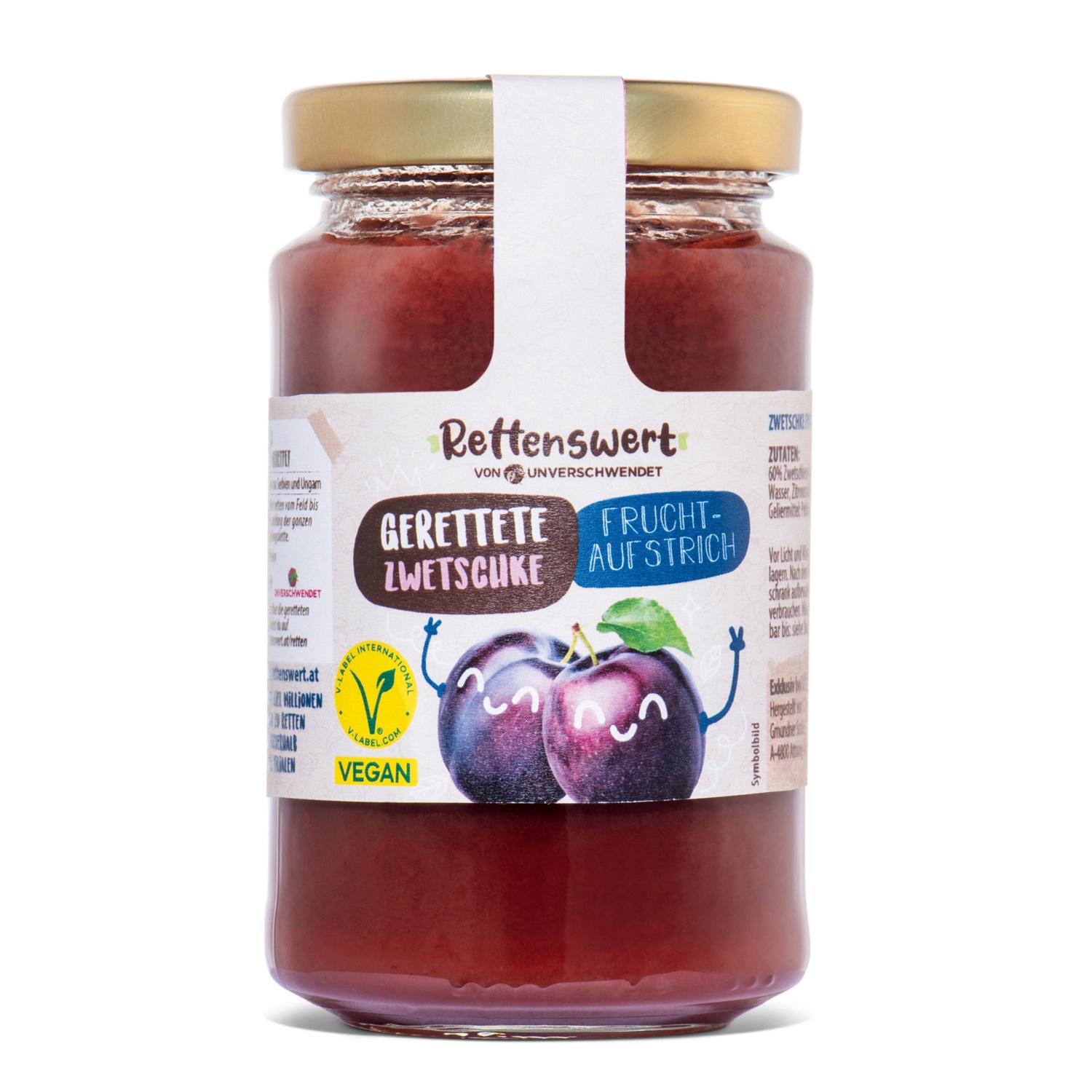 RETTENSWERT Konfitüre, Zwetschke