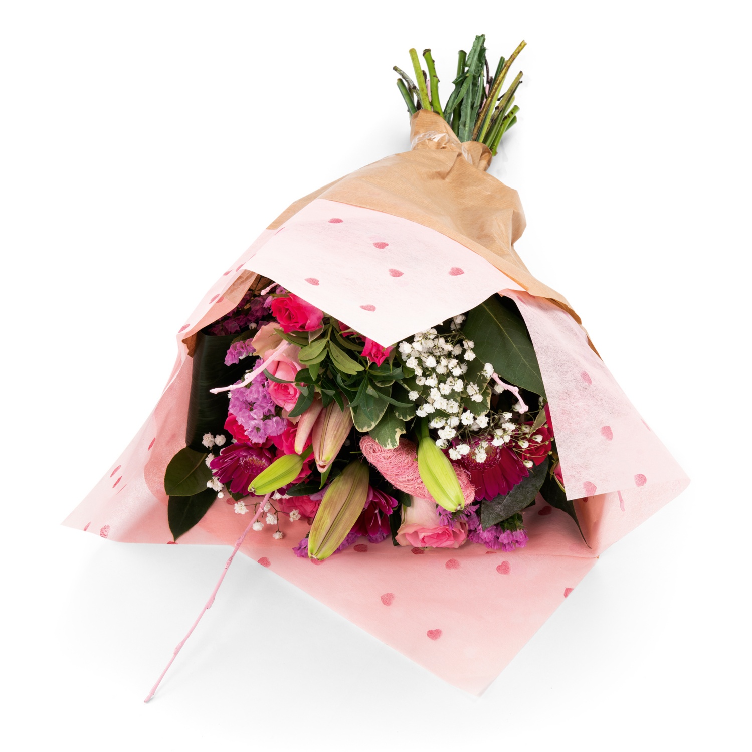 Bouquet de fleuriste de la Saint Valentin