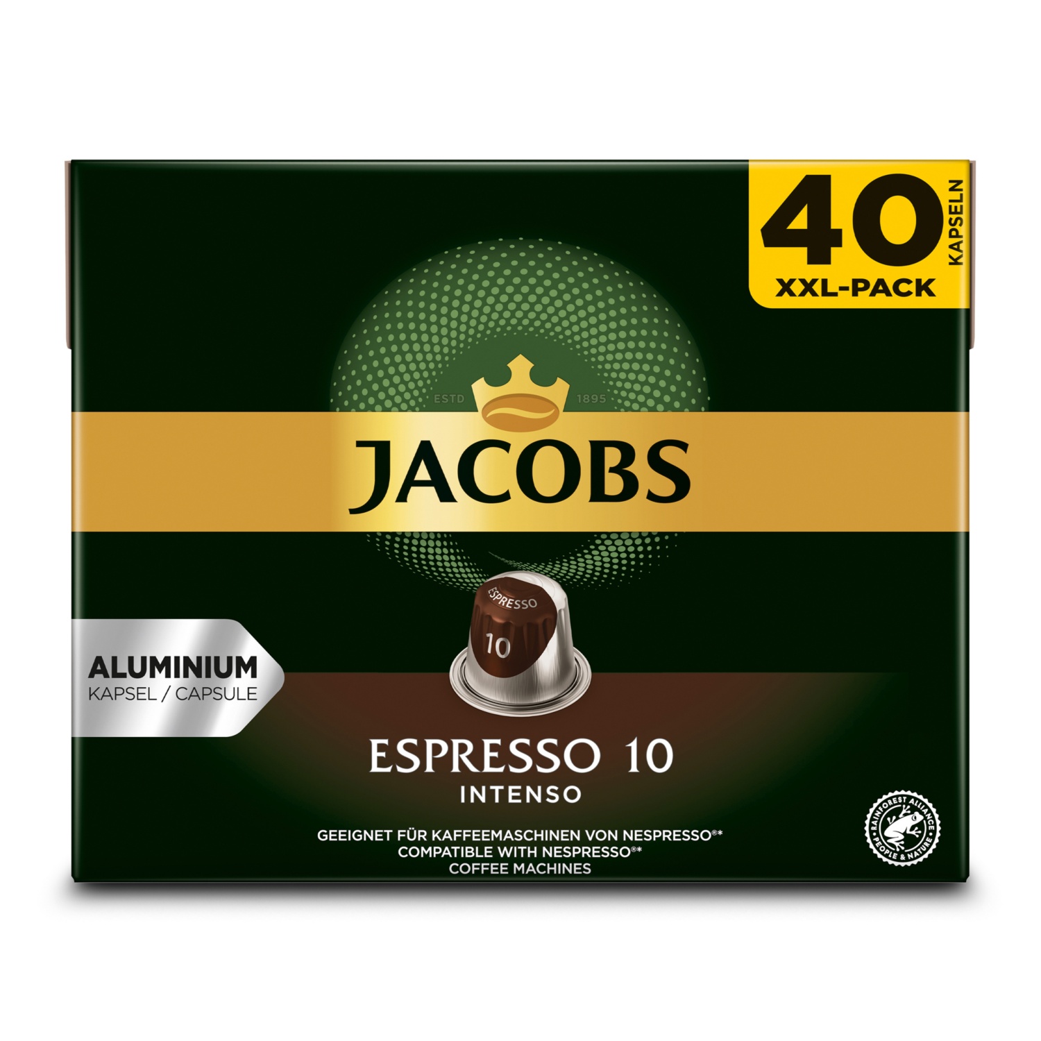 JACOBS Kaffeekapseln, Espresso Intenso