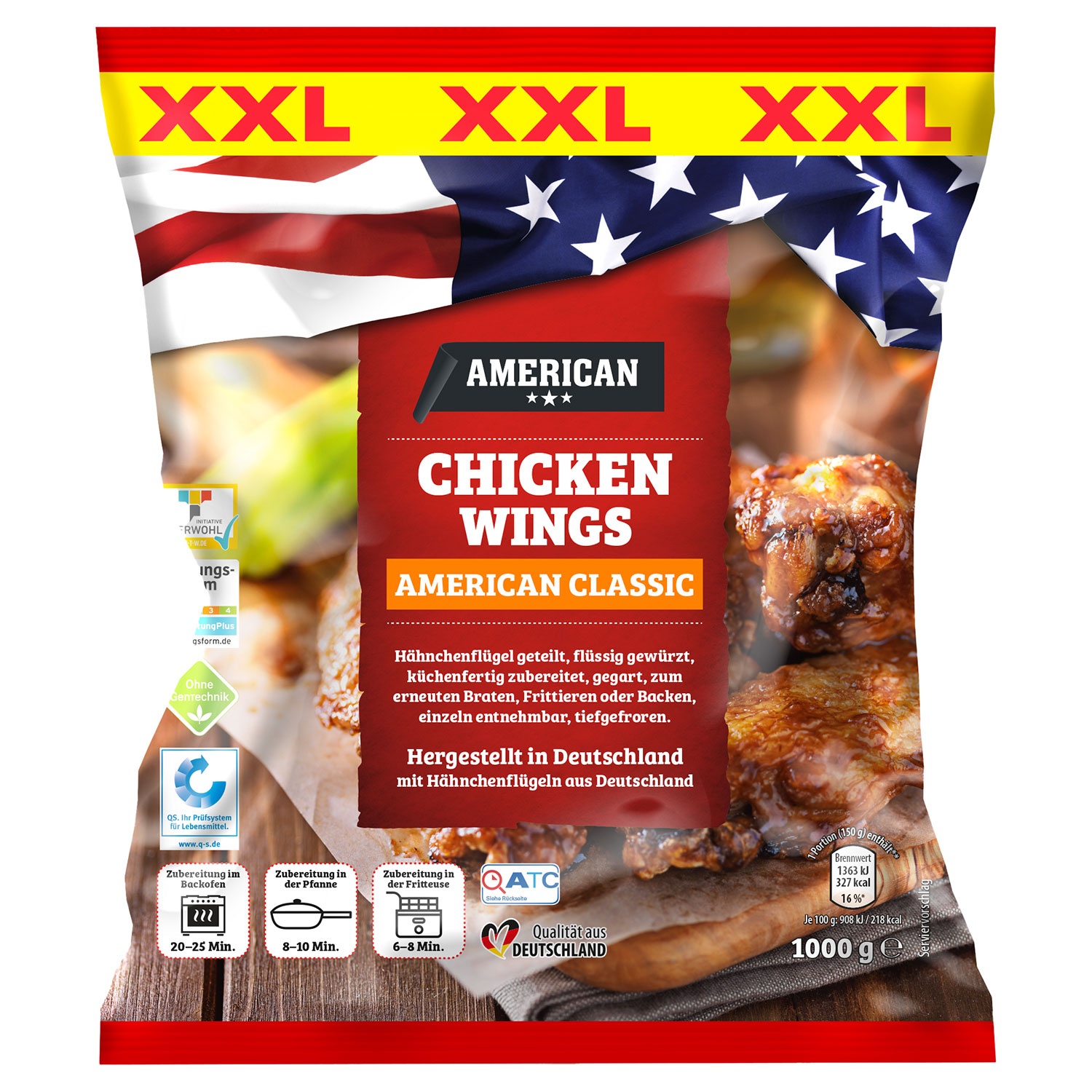 AMERICAN Chicken-Wings 1 kg