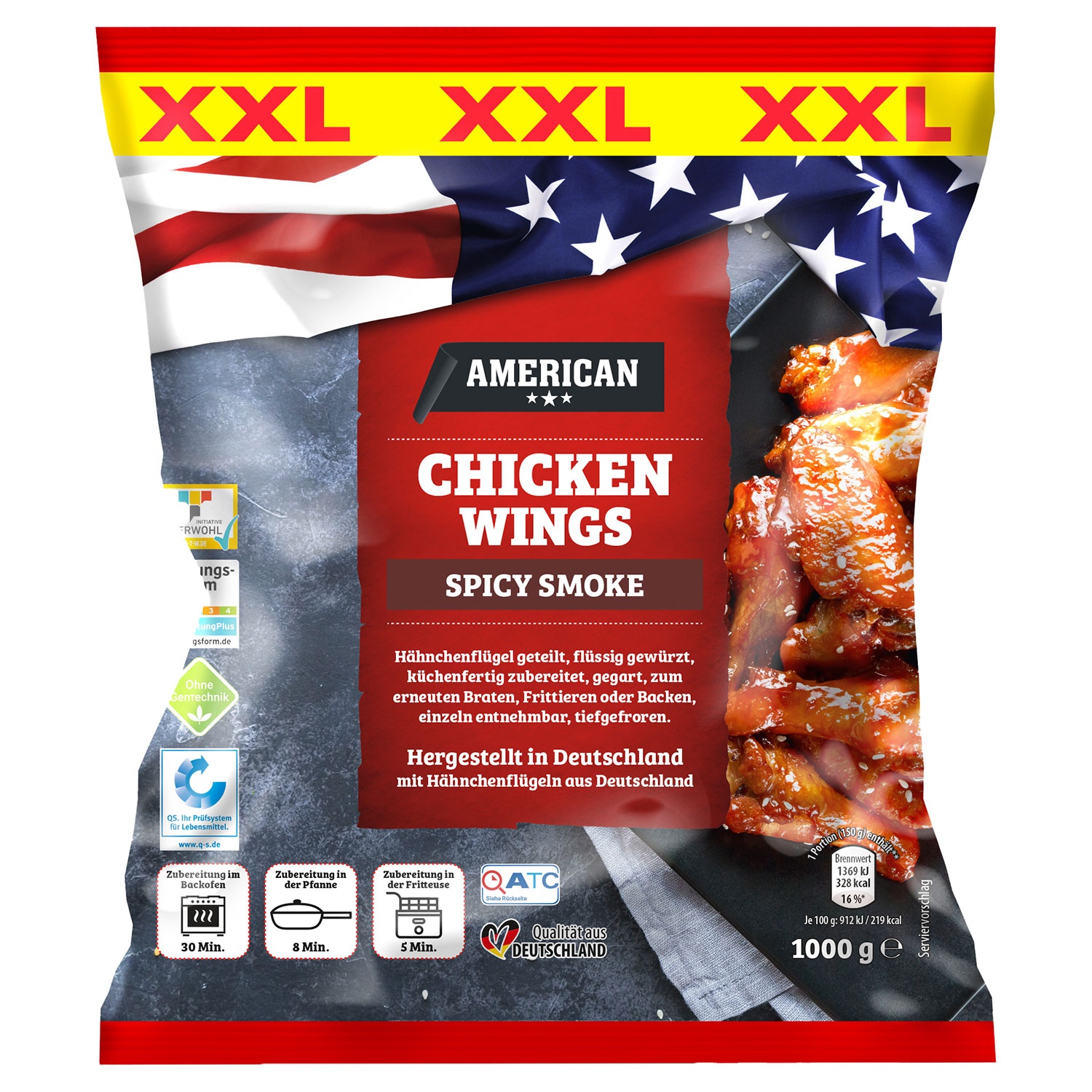 AMERICAN Chicken-Wings 1 kg