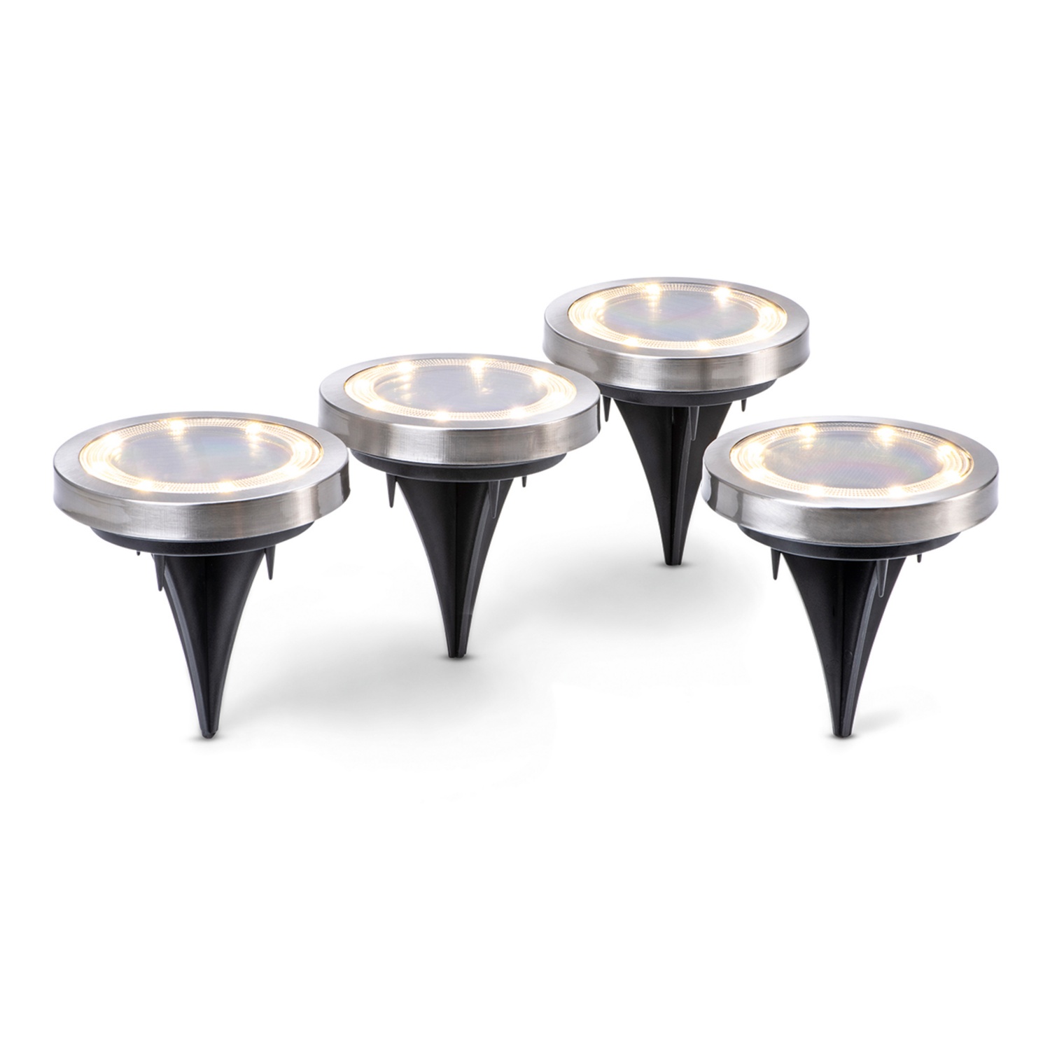 CASALUX Solar Wegbeleuchtungsscheiben, Silver HOFER