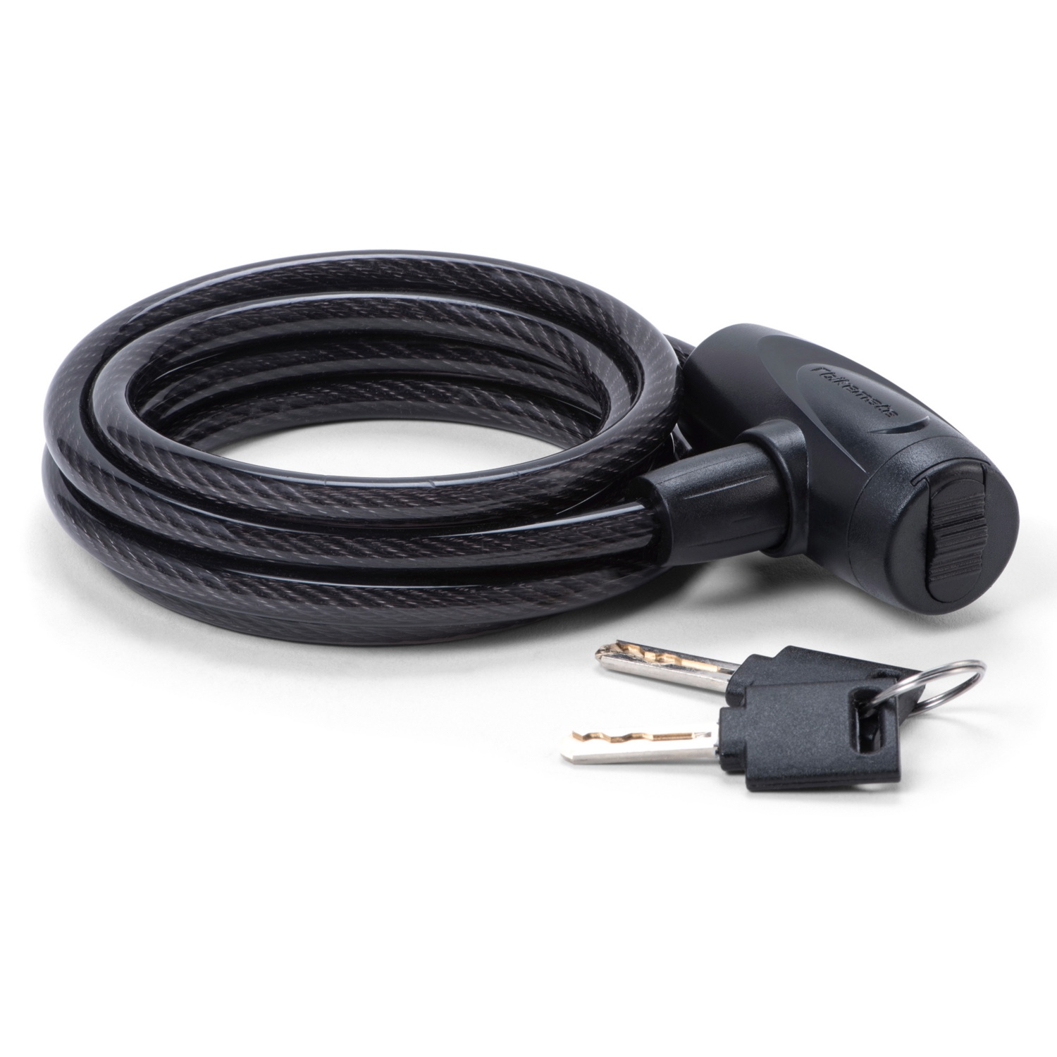 Crtrend BIKEMATE Premium Fahrradschloss 180cm - Spiralkabelschloss Mit Zahlenschloss & Wendeschlüssel