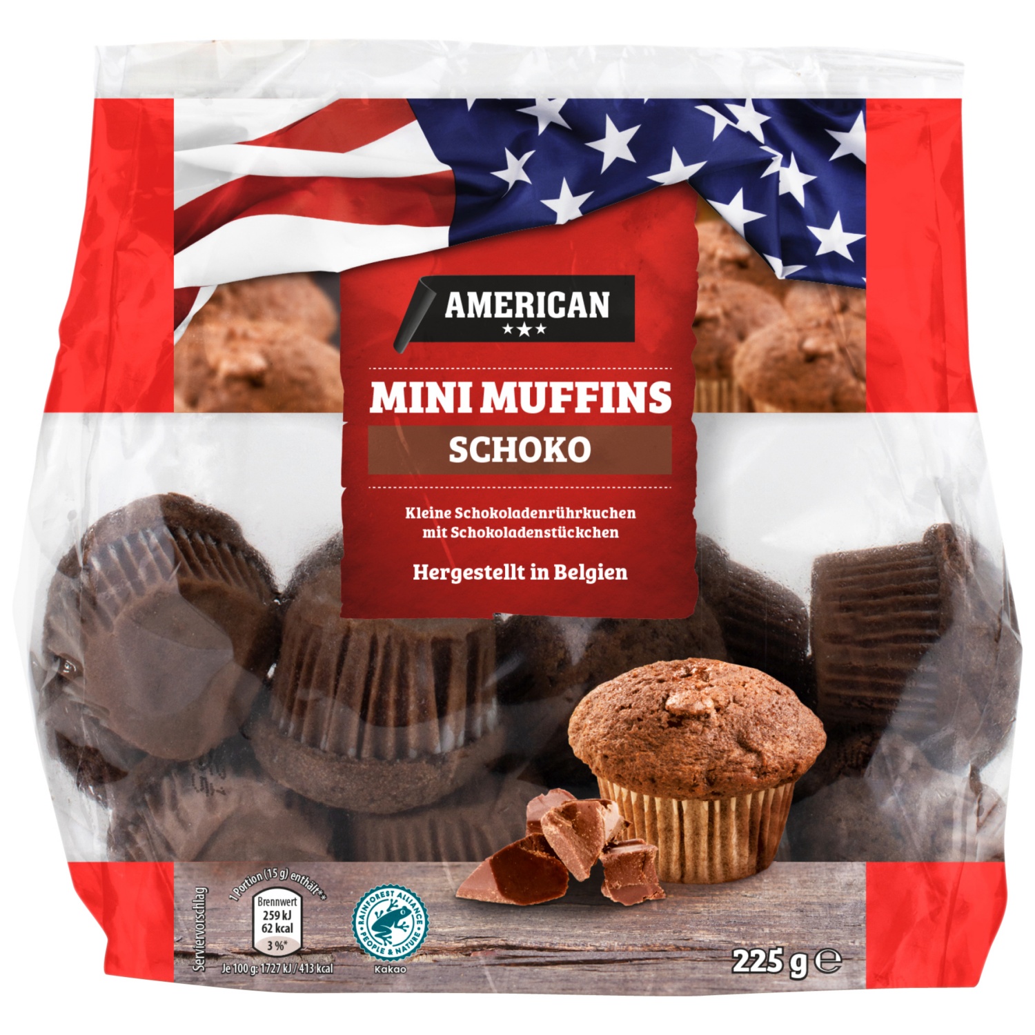 AMERICAN Mini Muffins, Schoko ALDI SUISSE