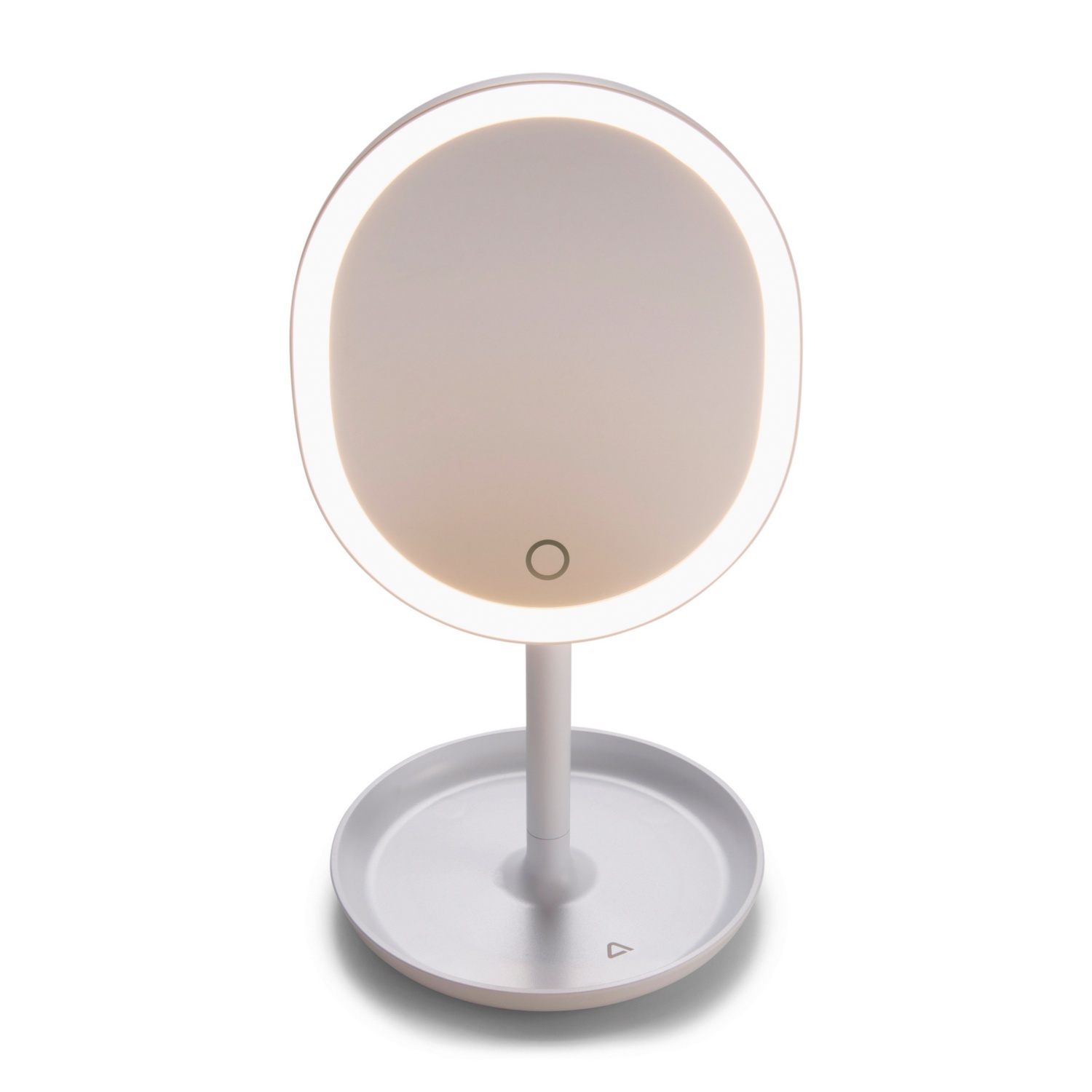 RECKODOR Beleuchteter Make-up Spiegel Mit 5x Vergrößerung – Wandmontage, Touch-Dimming, Ausziehbarer Schwenkarm, 42 LED