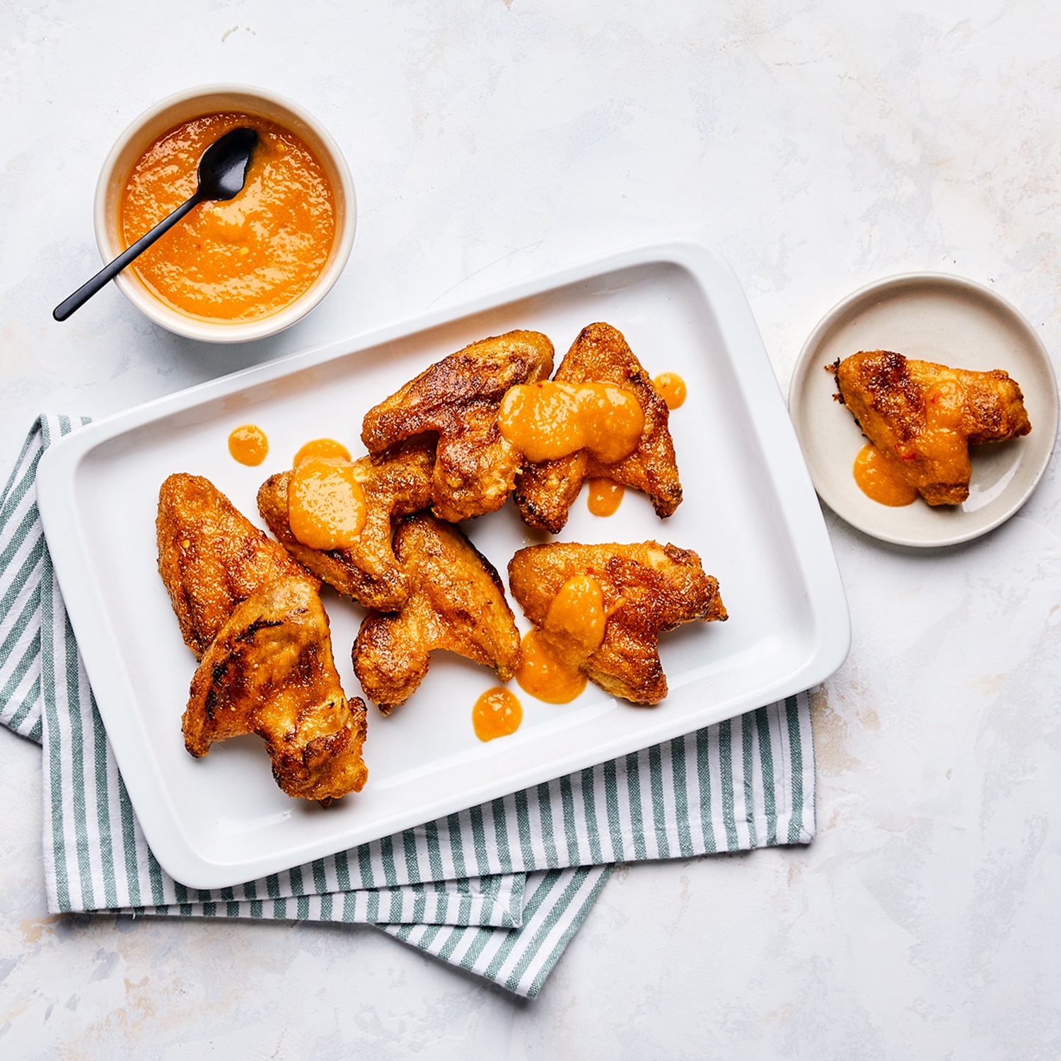 Scharfe Mango-Chicken-Wings