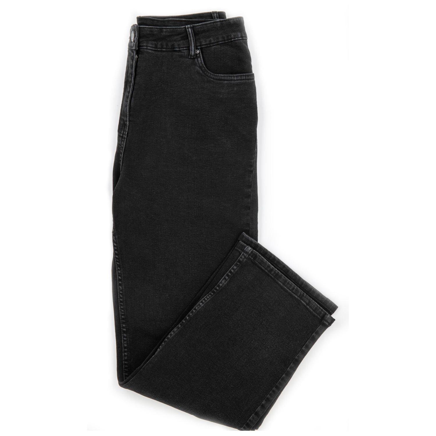 UP 2 FASHION DamenJeans, Straight Fit, Schwarz, 42 ALDI SUISSE