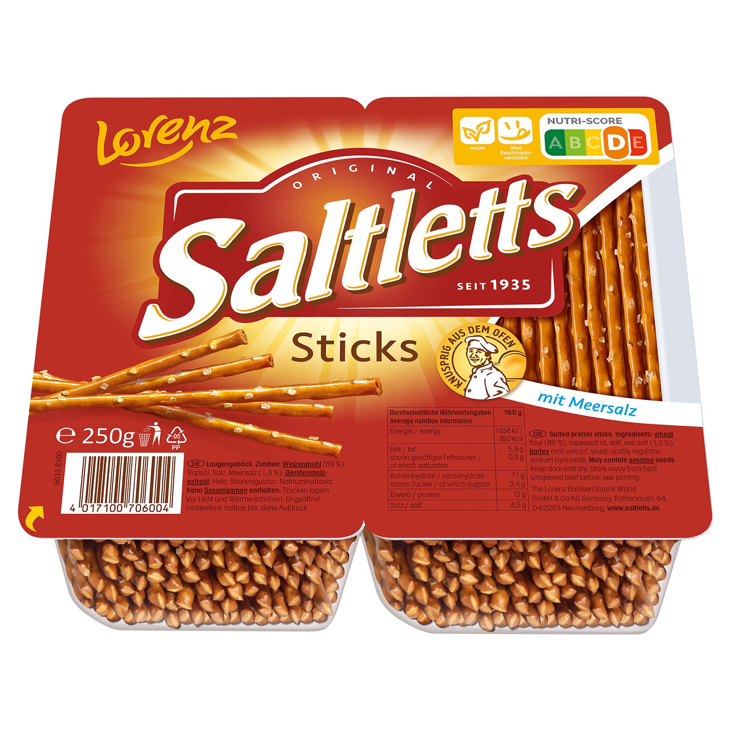 LORENZ Saltletts-Sticks 250 g