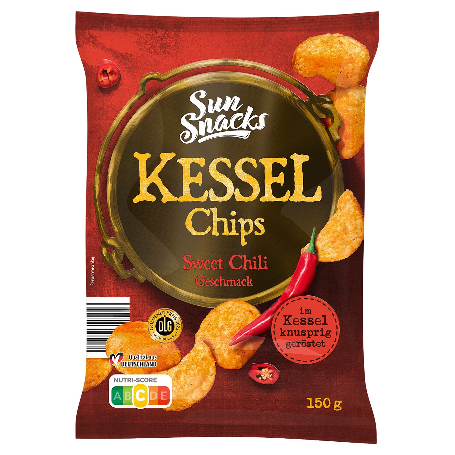 SUN SNACKS Kessel-Chips 150 g