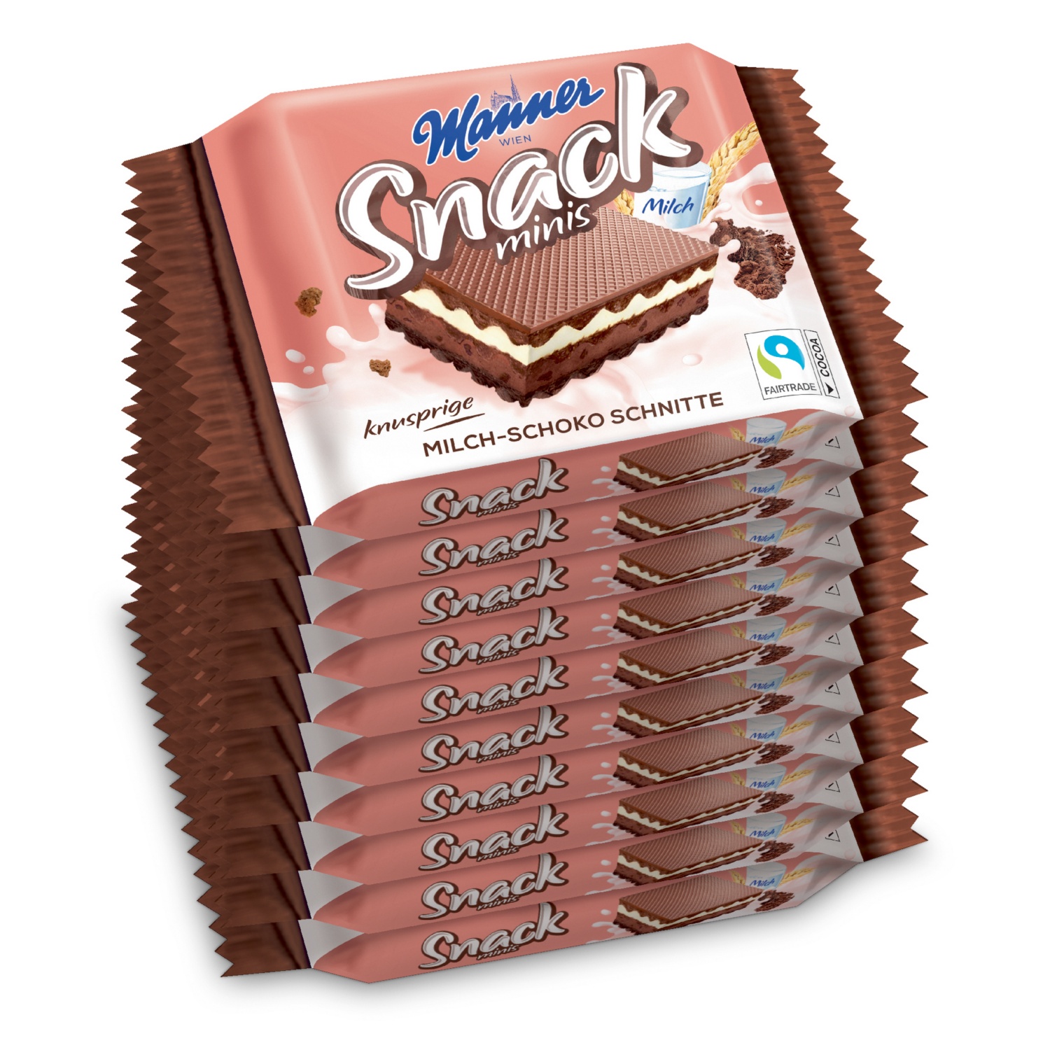 MANNER XXL Snack Minis, Milch-Schokolade