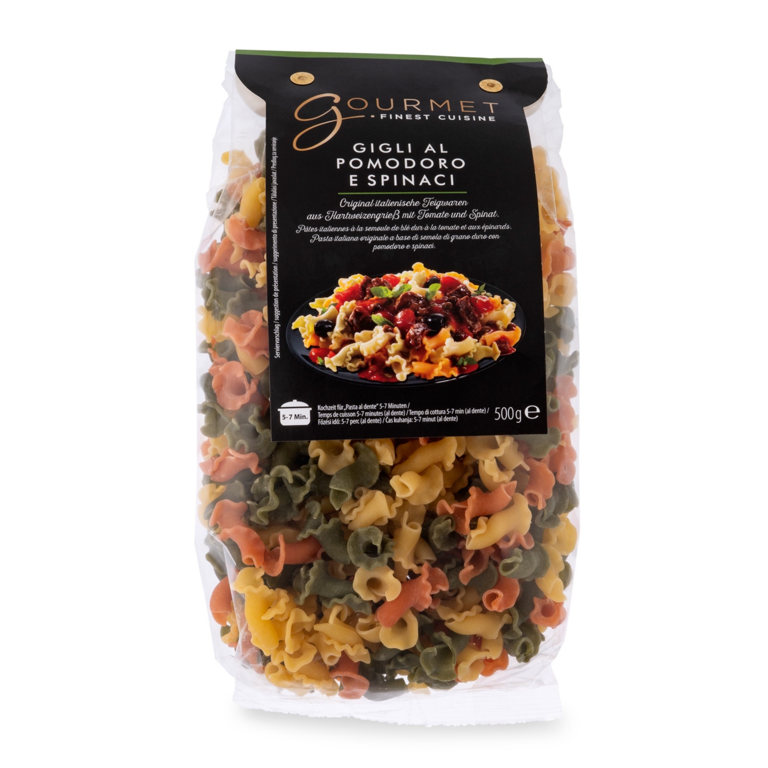 GOURMET FINEST CUISINE Pasta, Gigli 3-colori