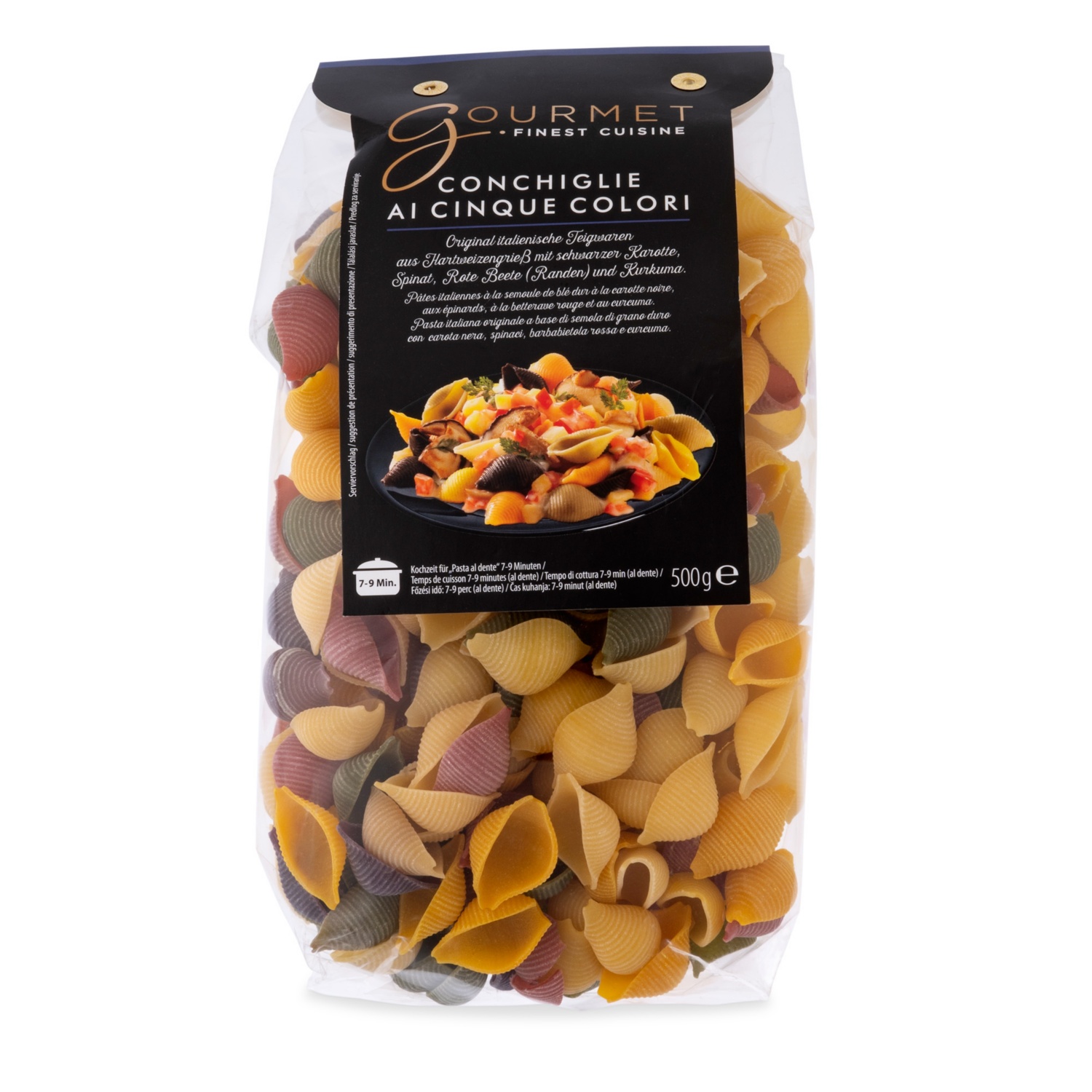 GOURMET FINEST CUISINE Pasta, Conchiglie 5-colori