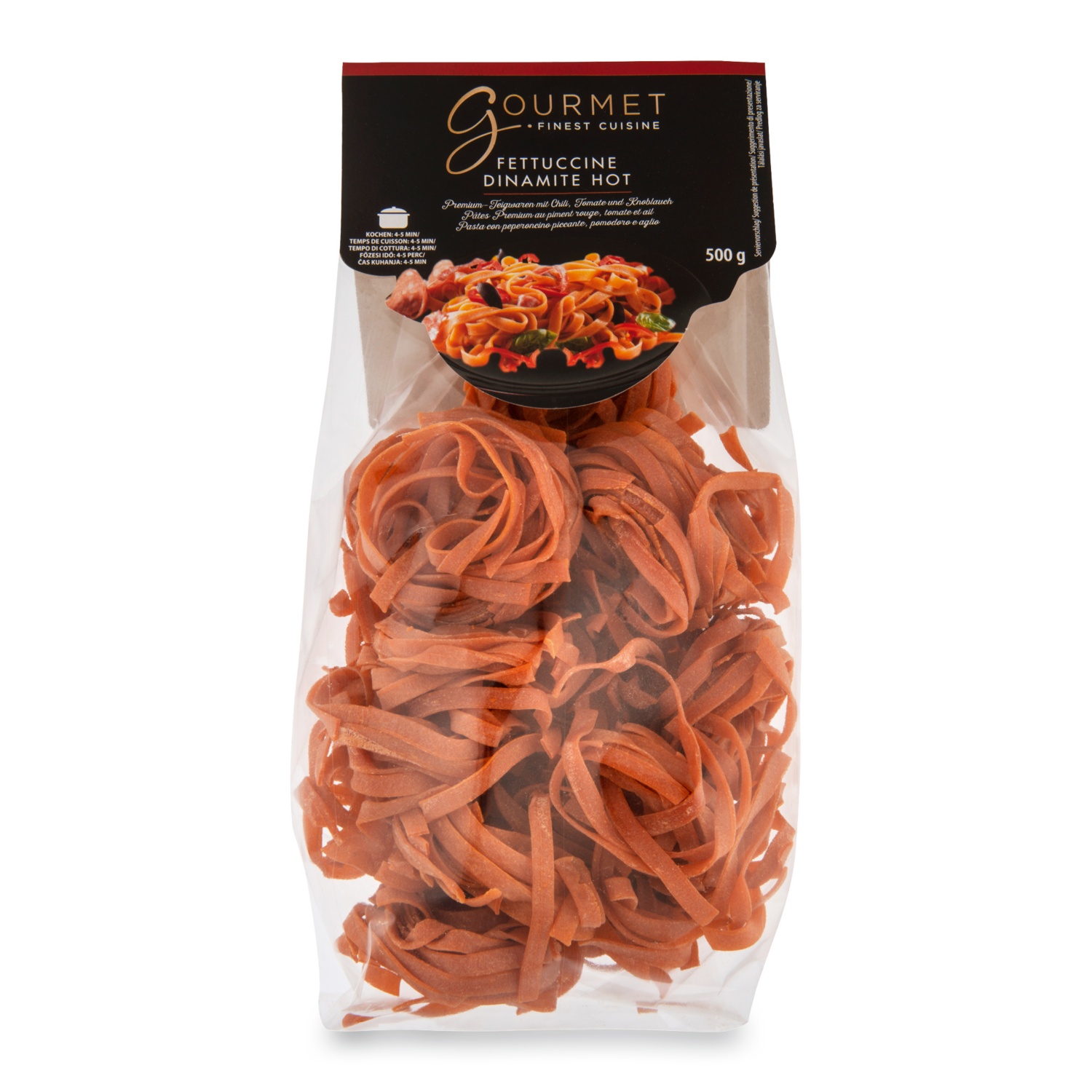 GOURMET FINEST CUISINE, Fettuccine Dinamite Hot