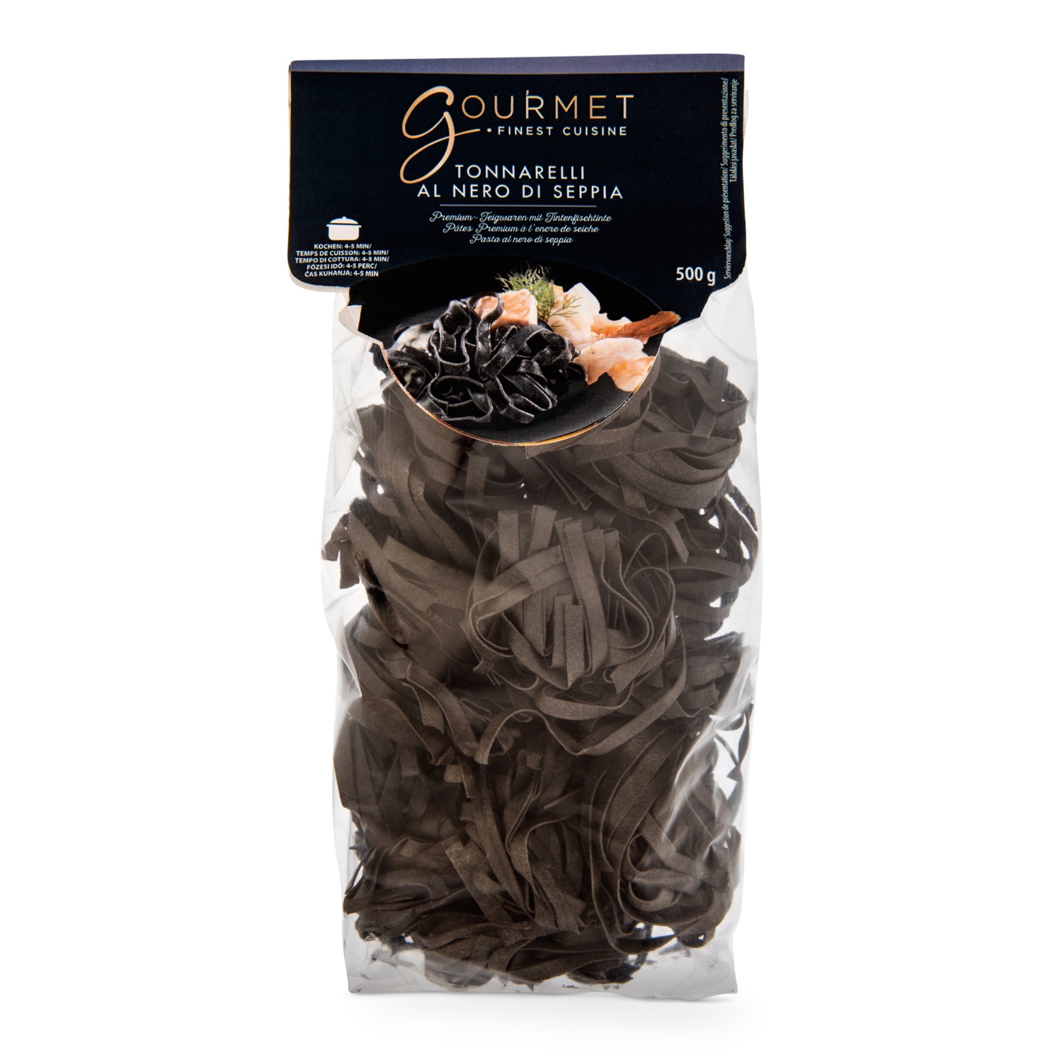 GOURMET FINEST CUISINE, Tonnarelli al Nero di Seppia