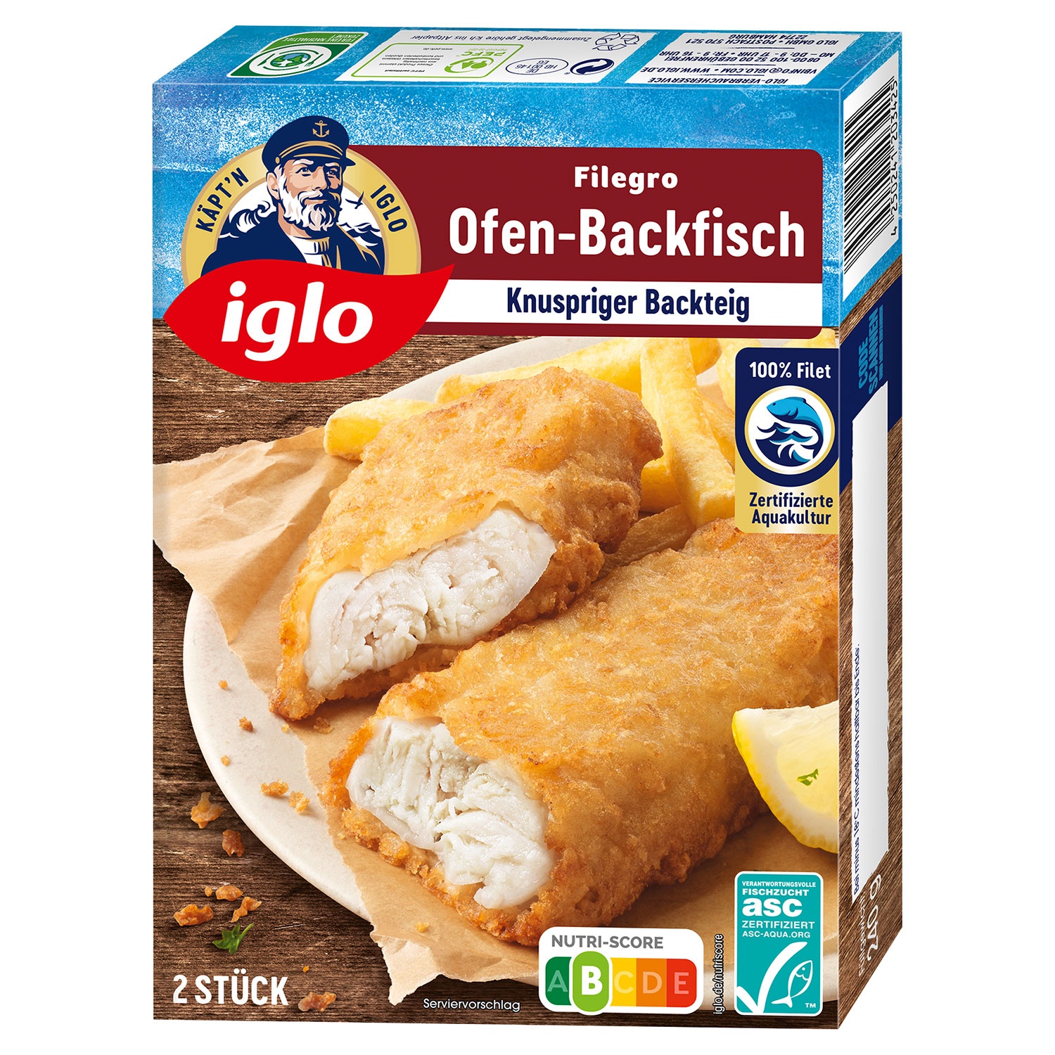 IGLO Filegro Ofen-Backfisch 240 g