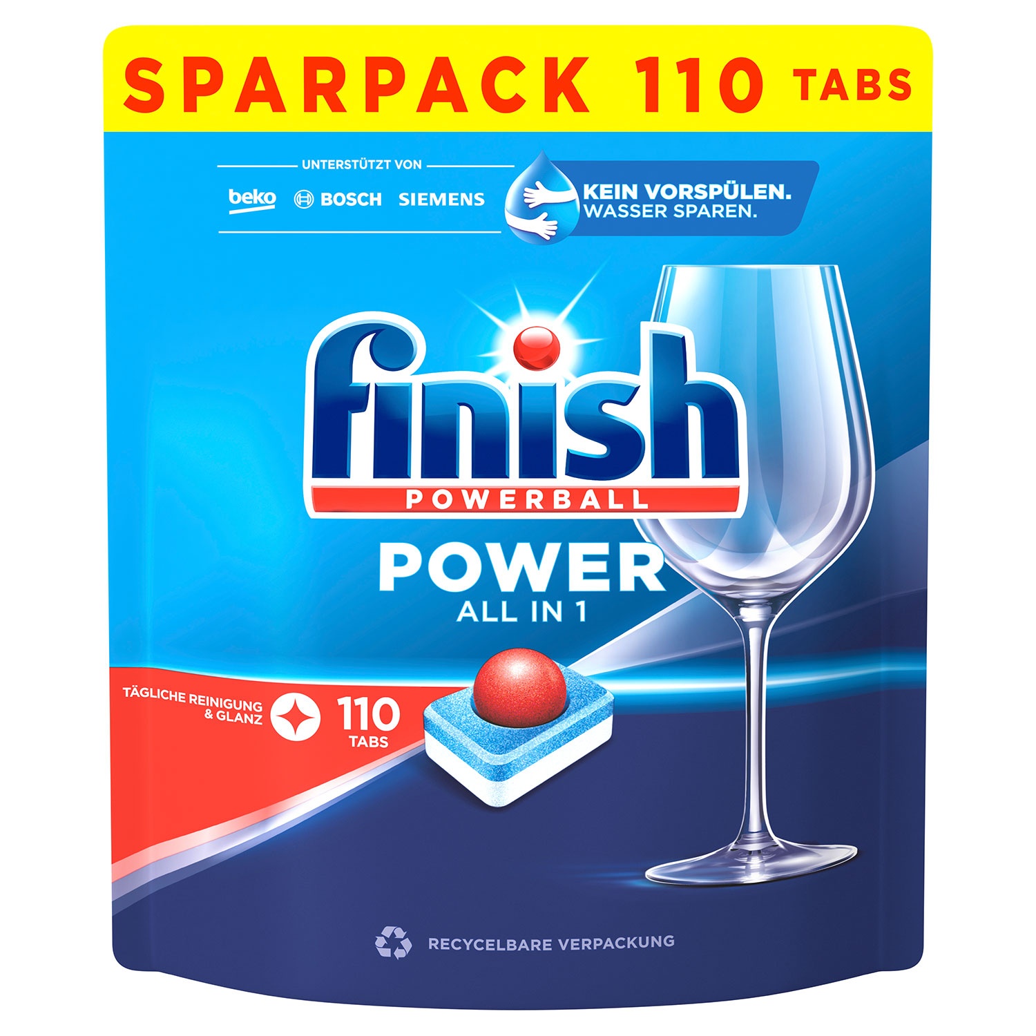 FINISH Powerball Power All-in-1 110 Tabs
