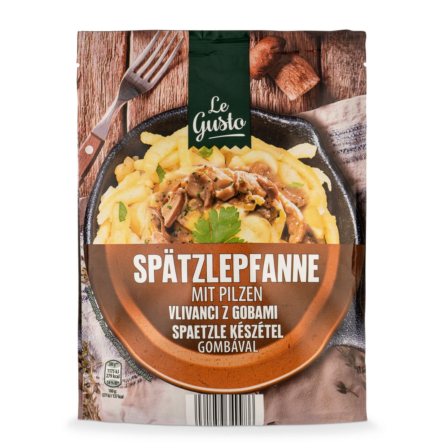 LE GUSTO Spätzle Fertiggericht, Pilz