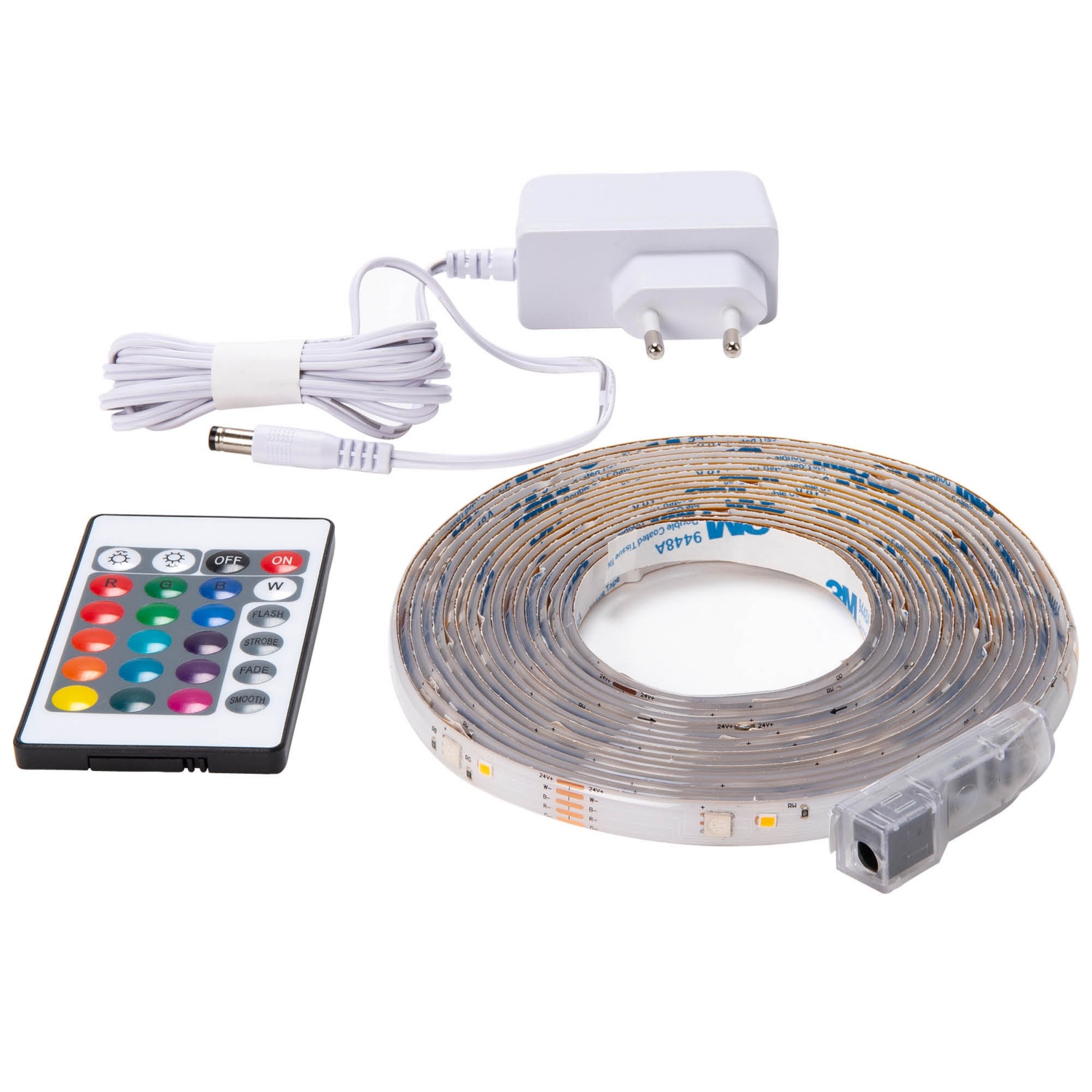CASALUX RGB-LED Flexband 5m, Regenbogen, Weiss | ALDI SUISSE