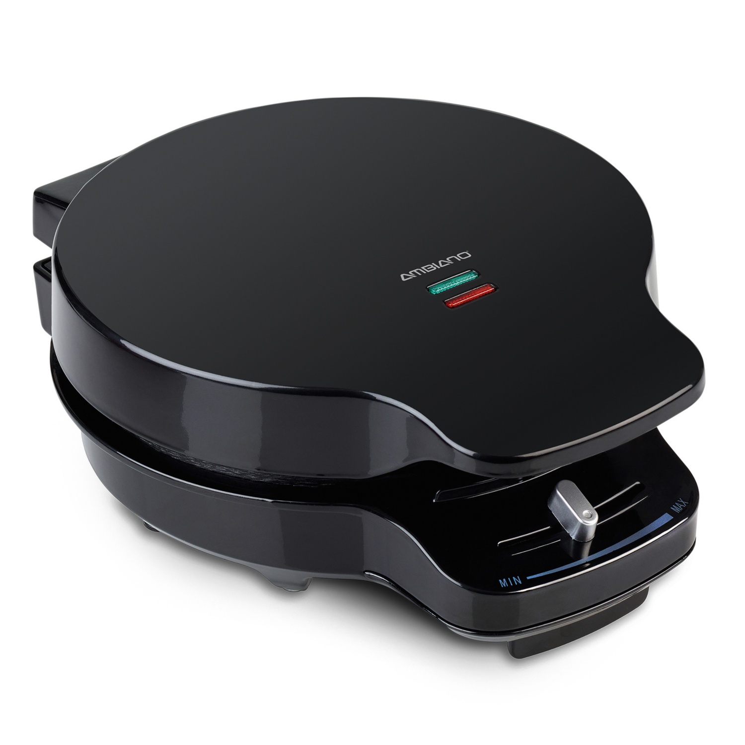 AMBIANO Waffeleisen & Crépe Maker, Herzform, Schwarz | HOFER
