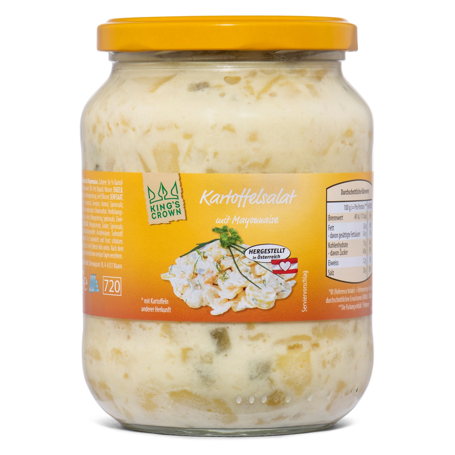KINGS CROWN Kartoffelsalat, mit Mayonnaise