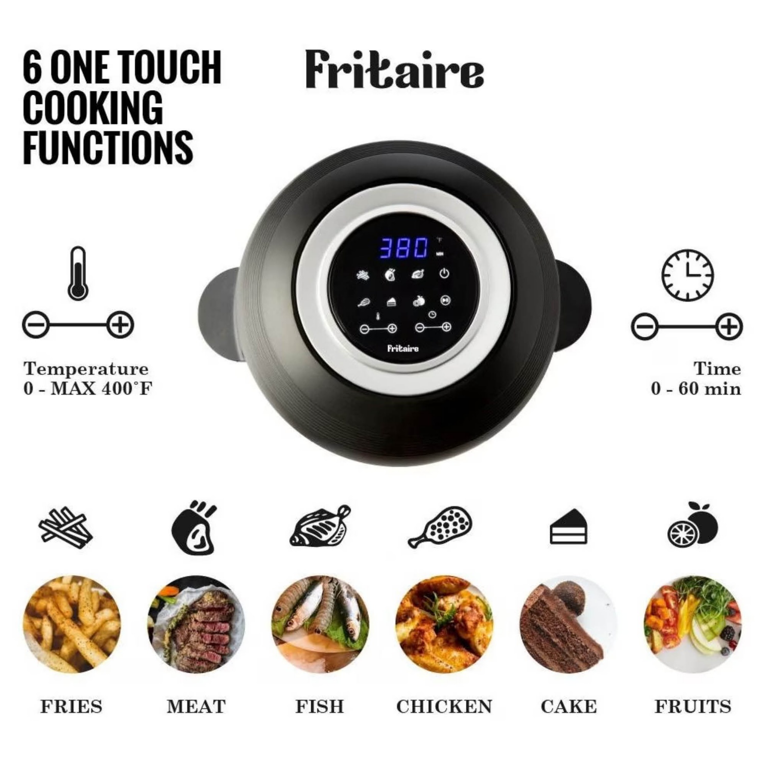 Crutello Air Fryer Abdeckhaube Mit Tasche – Passend Für 5,5 Quart Fritteusen Wie Ninja