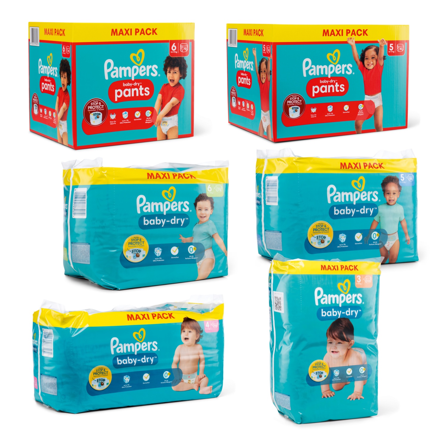 PAMPERS Baby Dry Maxi Pack