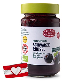 ZURÜCK ZUM URSPRUNG Konfitüre, Schwarze Johannisbeere