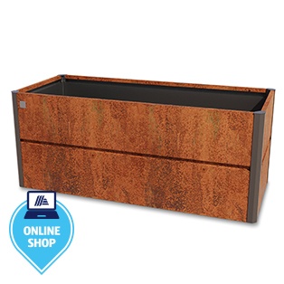 Design Hochbeet aus Cortonstahl