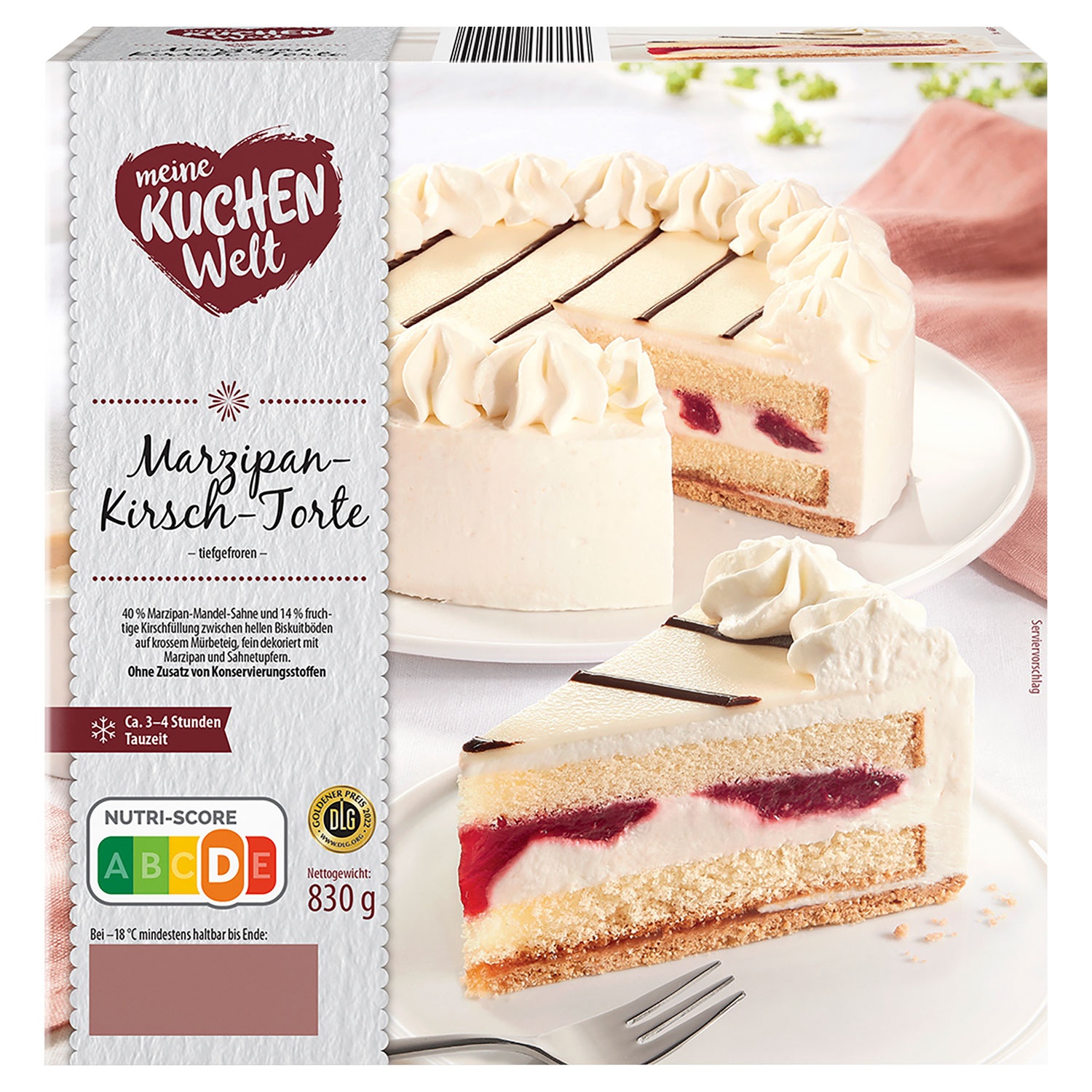 MEINE KUCHENWELT MarzipanKirschTorte 830 g ALDI SÜD