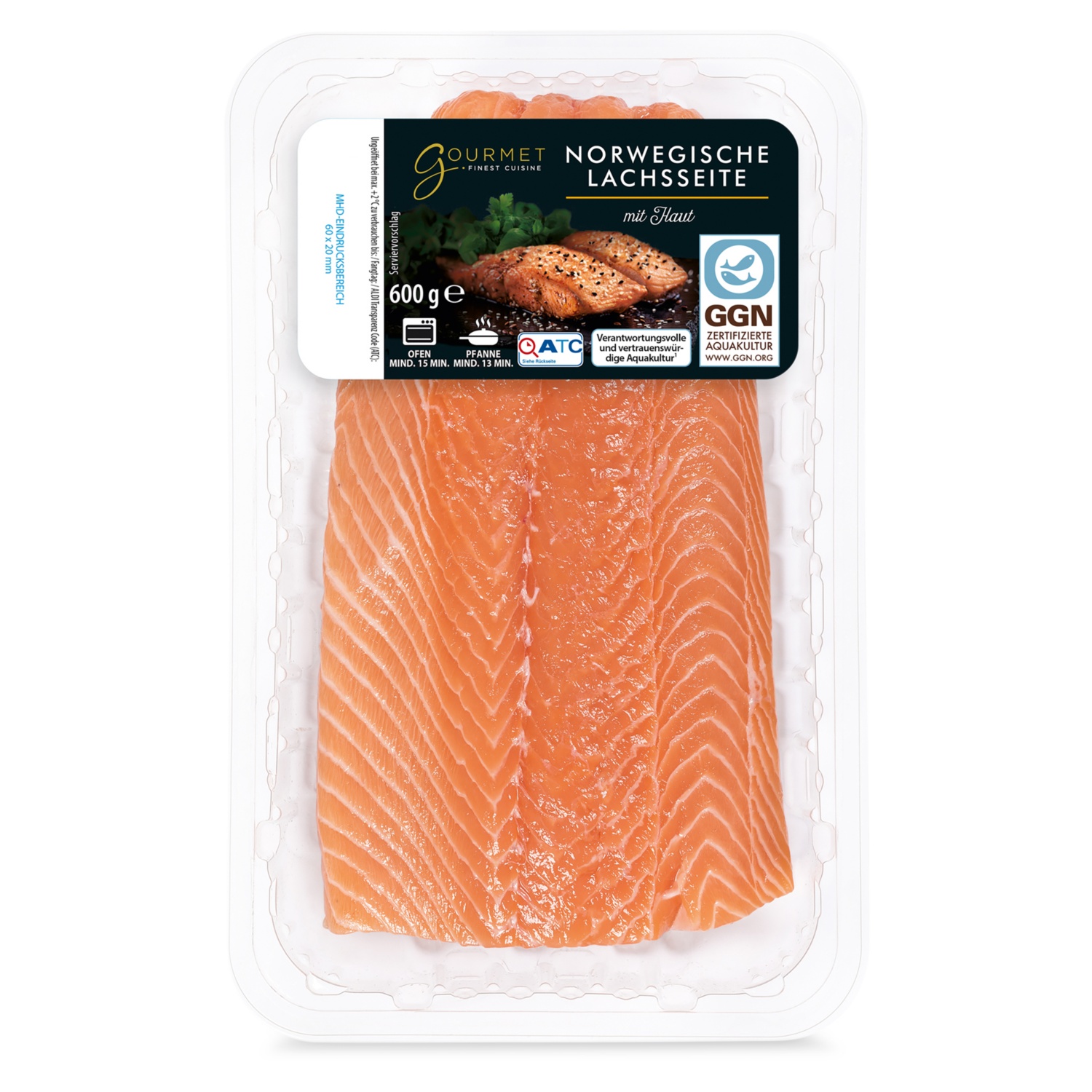 GOURMET Lachsfiletseite