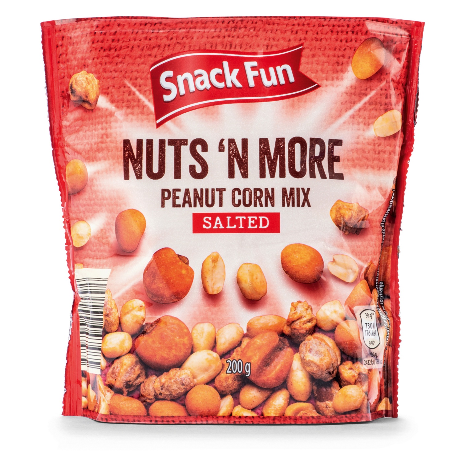 SNACK FUN Party Nussmix, Erdnuss-Mais Mix