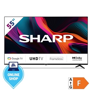 SHARP 4K Ultra HD Google Smart-TV 55“ (139 cm) GL4260E