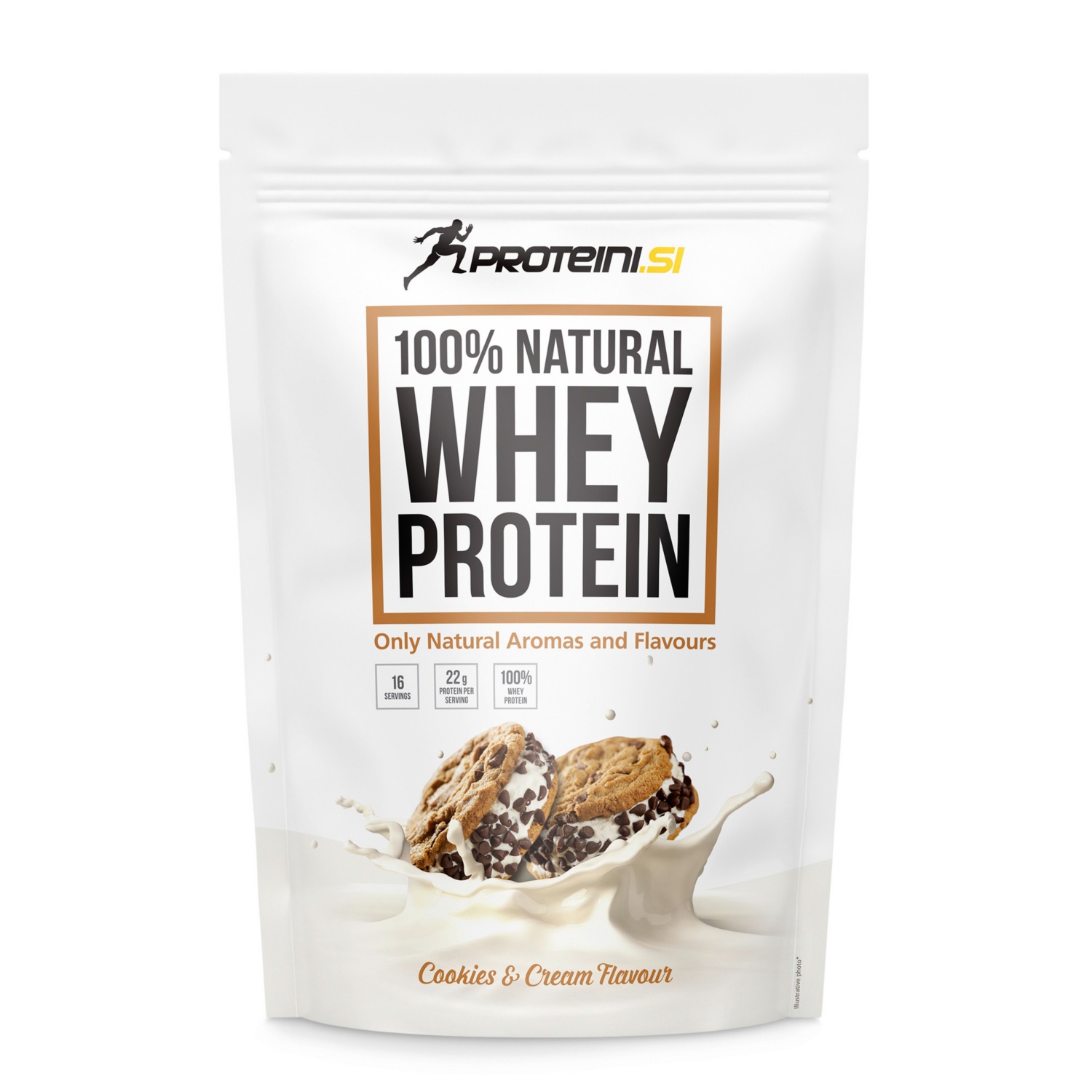 PROTEINI.SI Natural Whey Protein/Natural BCAA, Cookies and Cream
