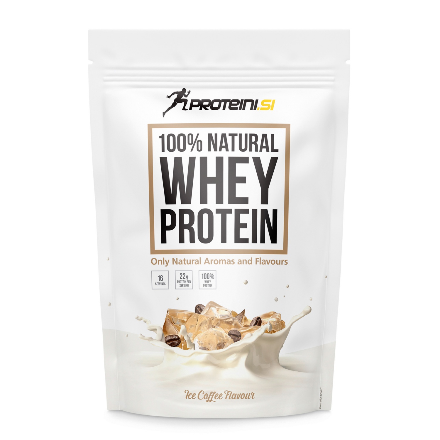 PROTEINI.SI Natural Whey Protein/Natural BCAA, Ice Coffee