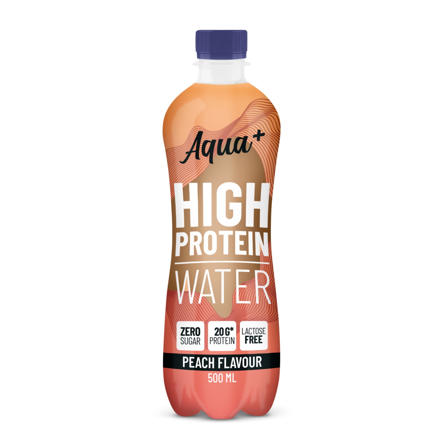 AQUA+ Protein Water, Pfirsich