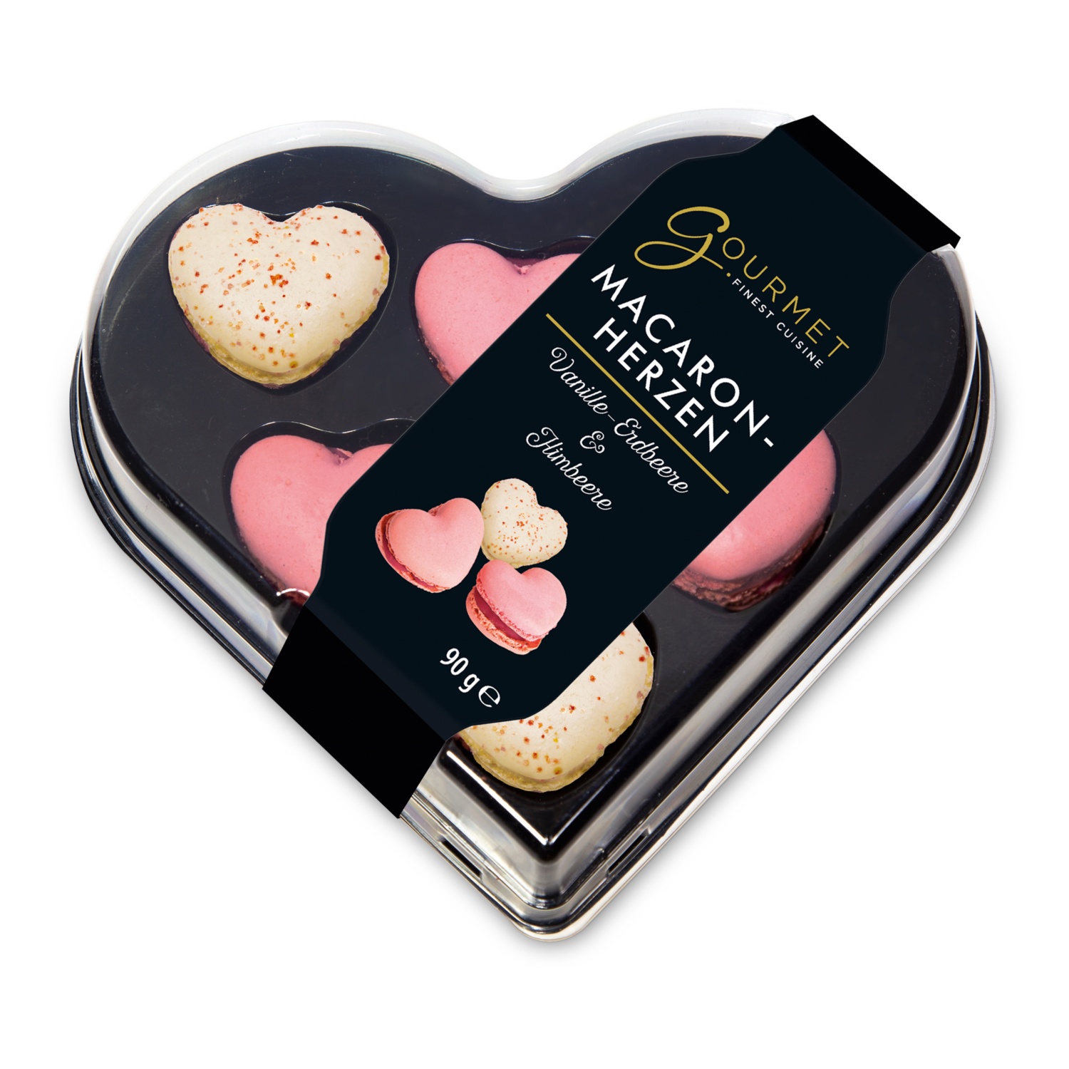 GOURMET Macaronherzen in Herzform