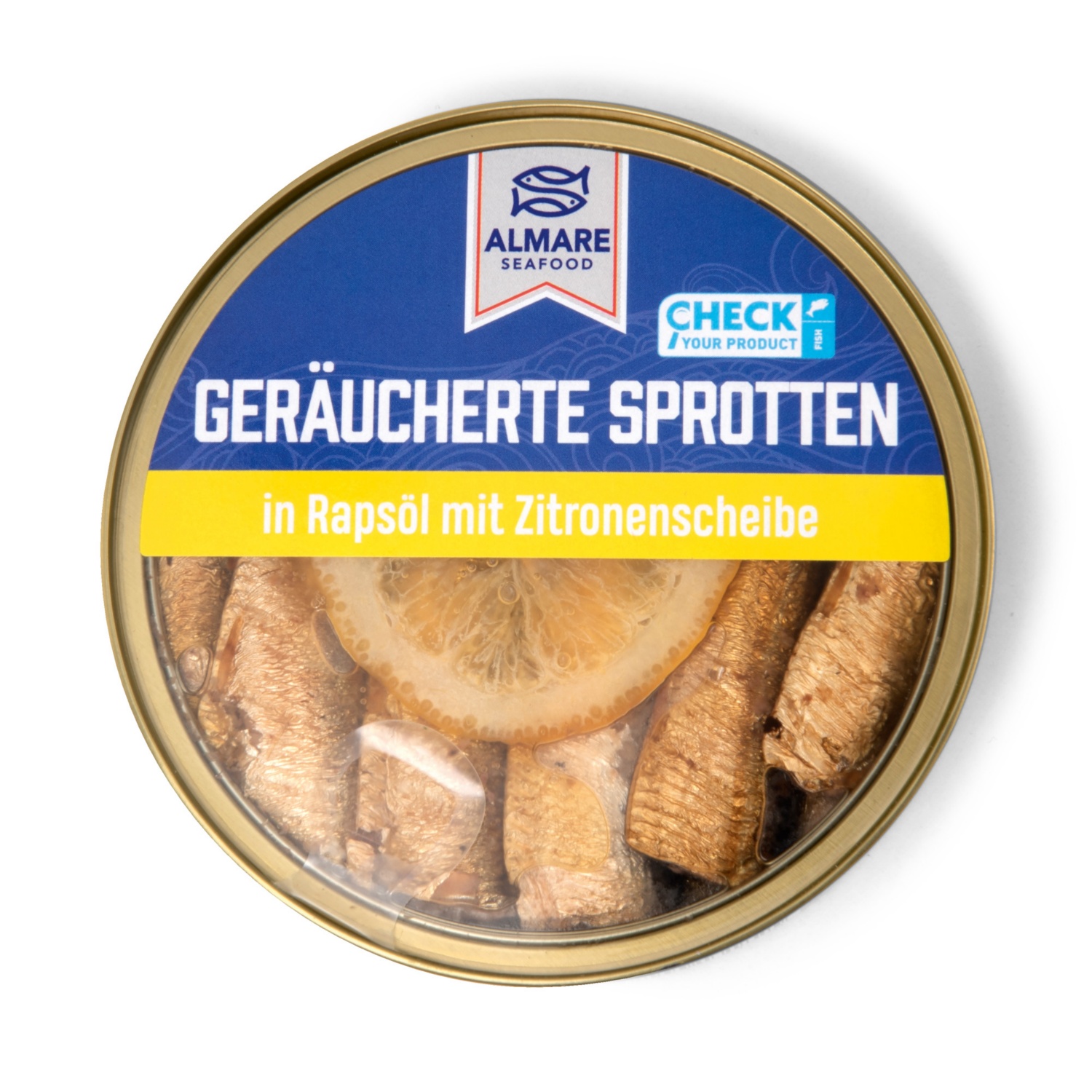 ALMARE SEAFOOD Geräucherte Sprotten, Zitrone