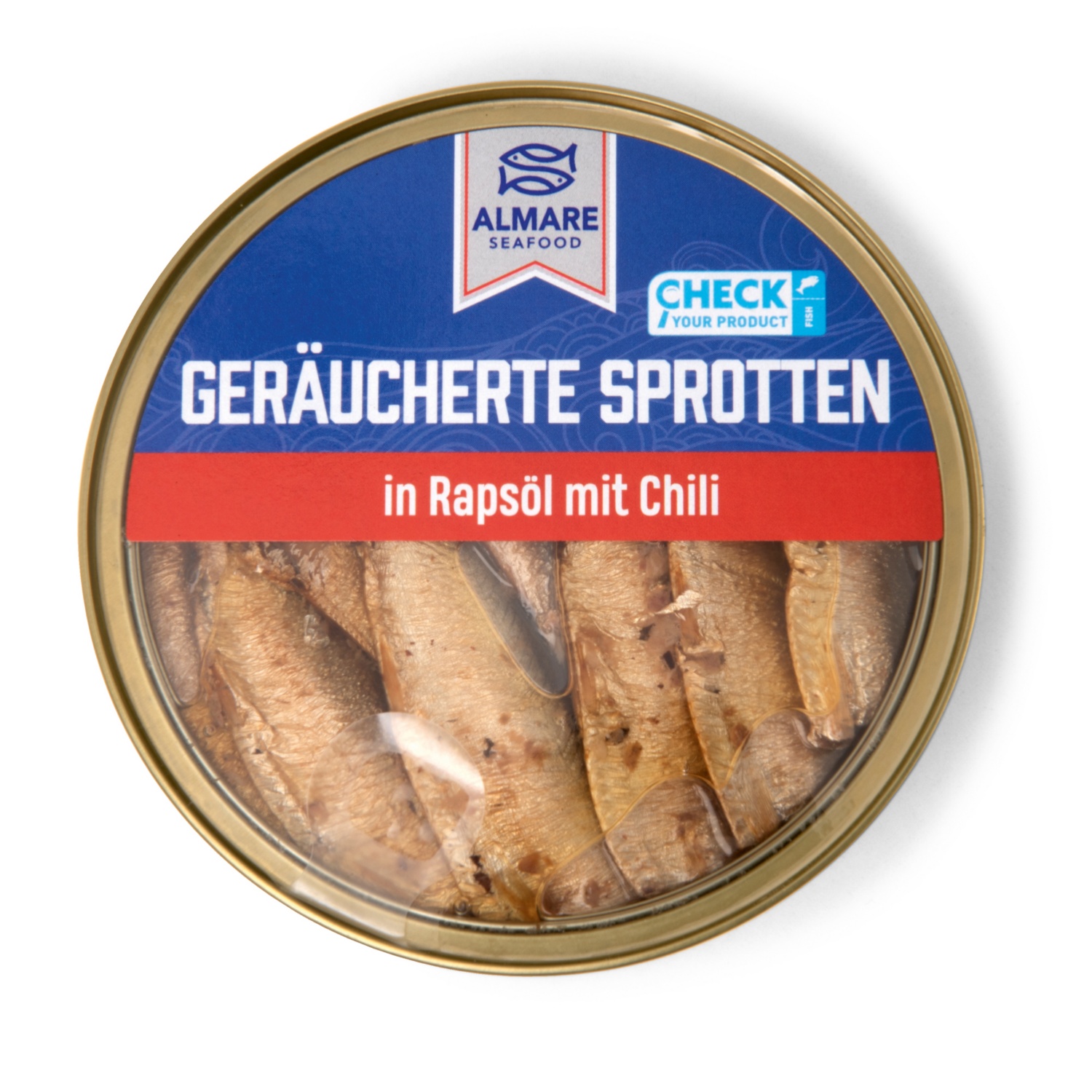ALMARE SEAFOOD Geräucherte Sprotten, Chili