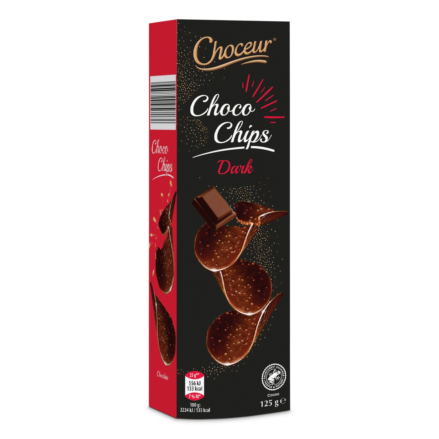 CHOCEUR Schokoc Chips, Zartbitter